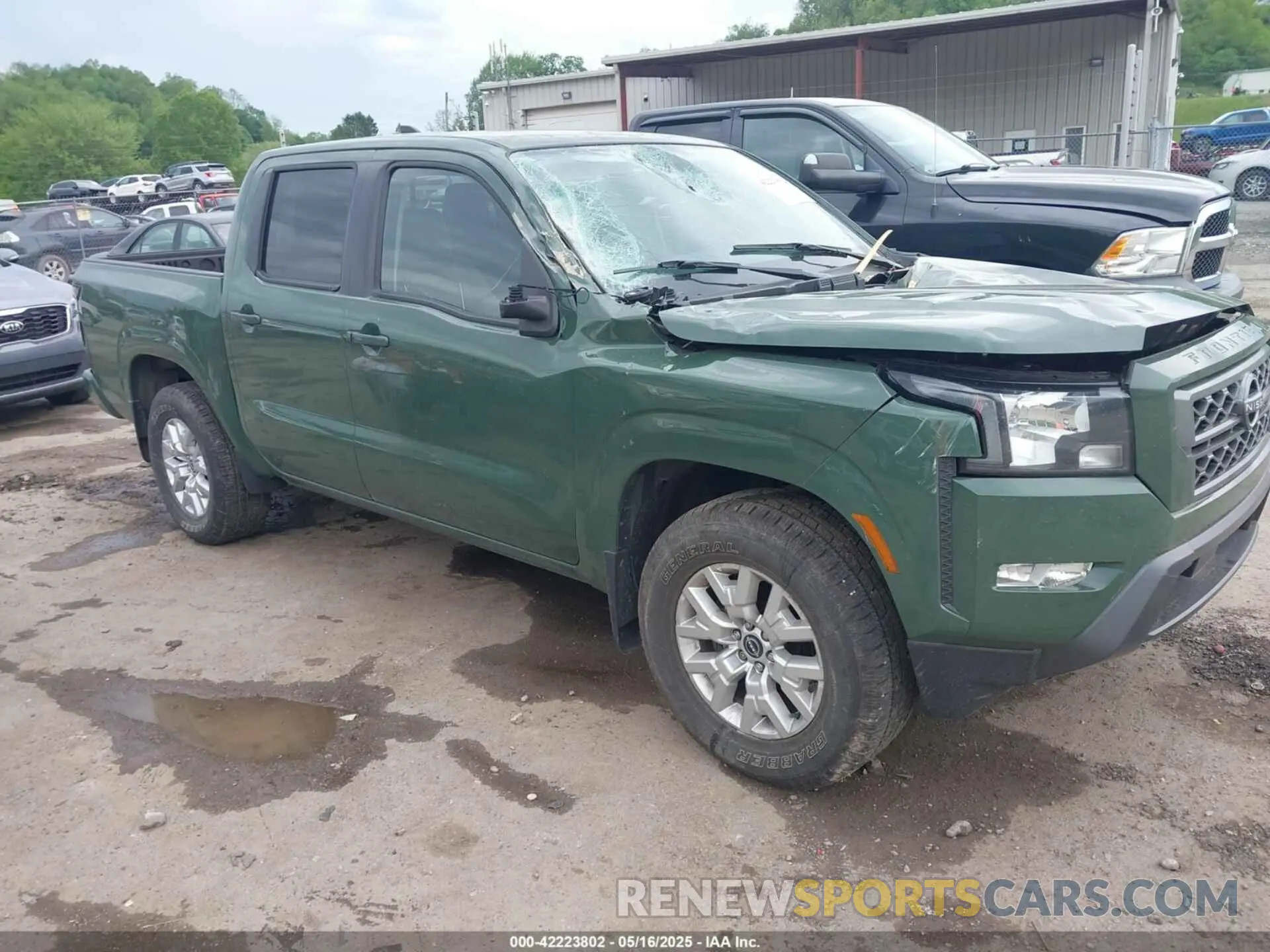 1 Photograph of a damaged car 1N6ED1EK6NN603200 NISSAN FRONTIER 2022