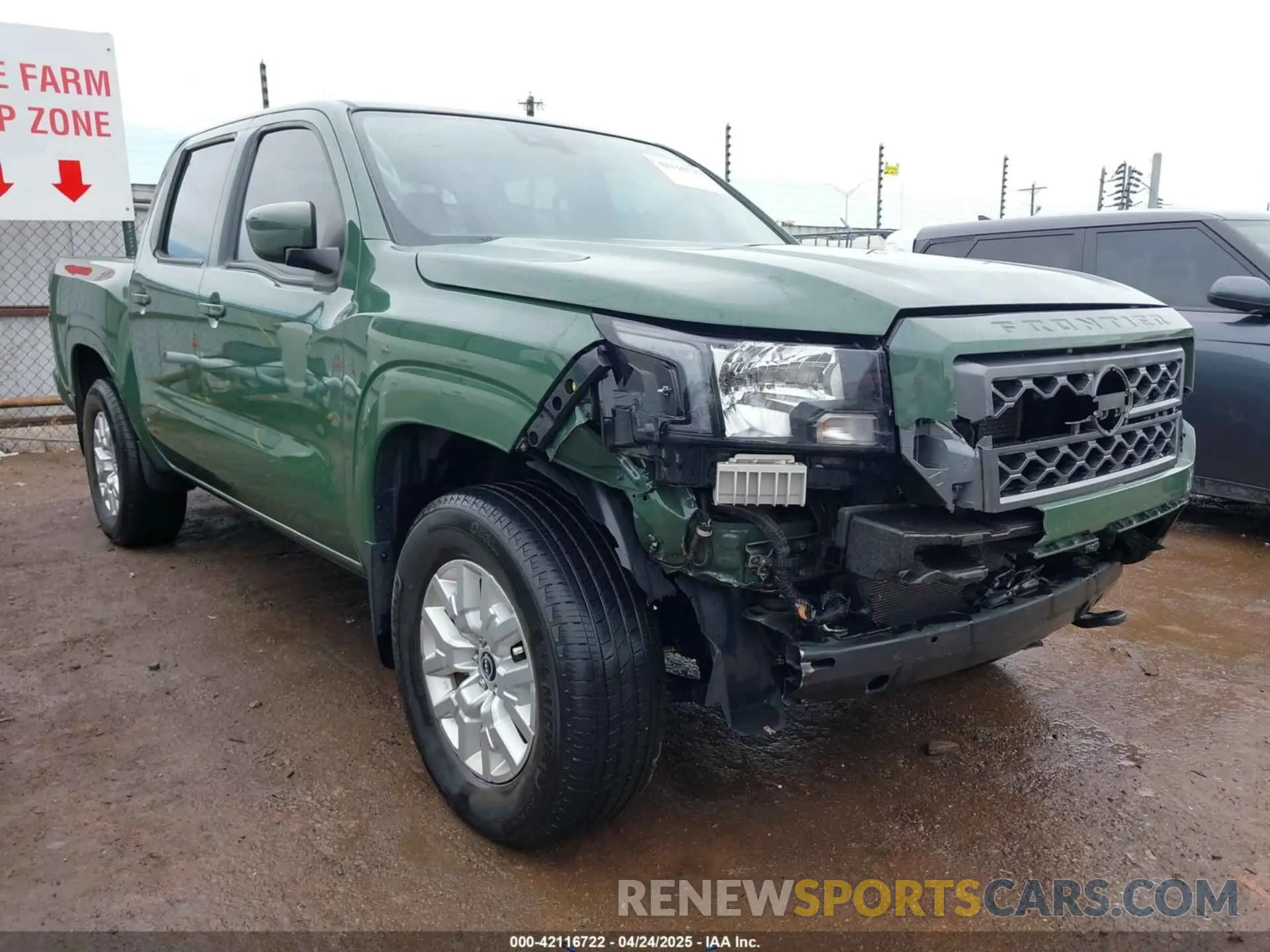 1 Photograph of a damaged car 1N6ED1EK7NN663549 NISSAN FRONTIER 2022