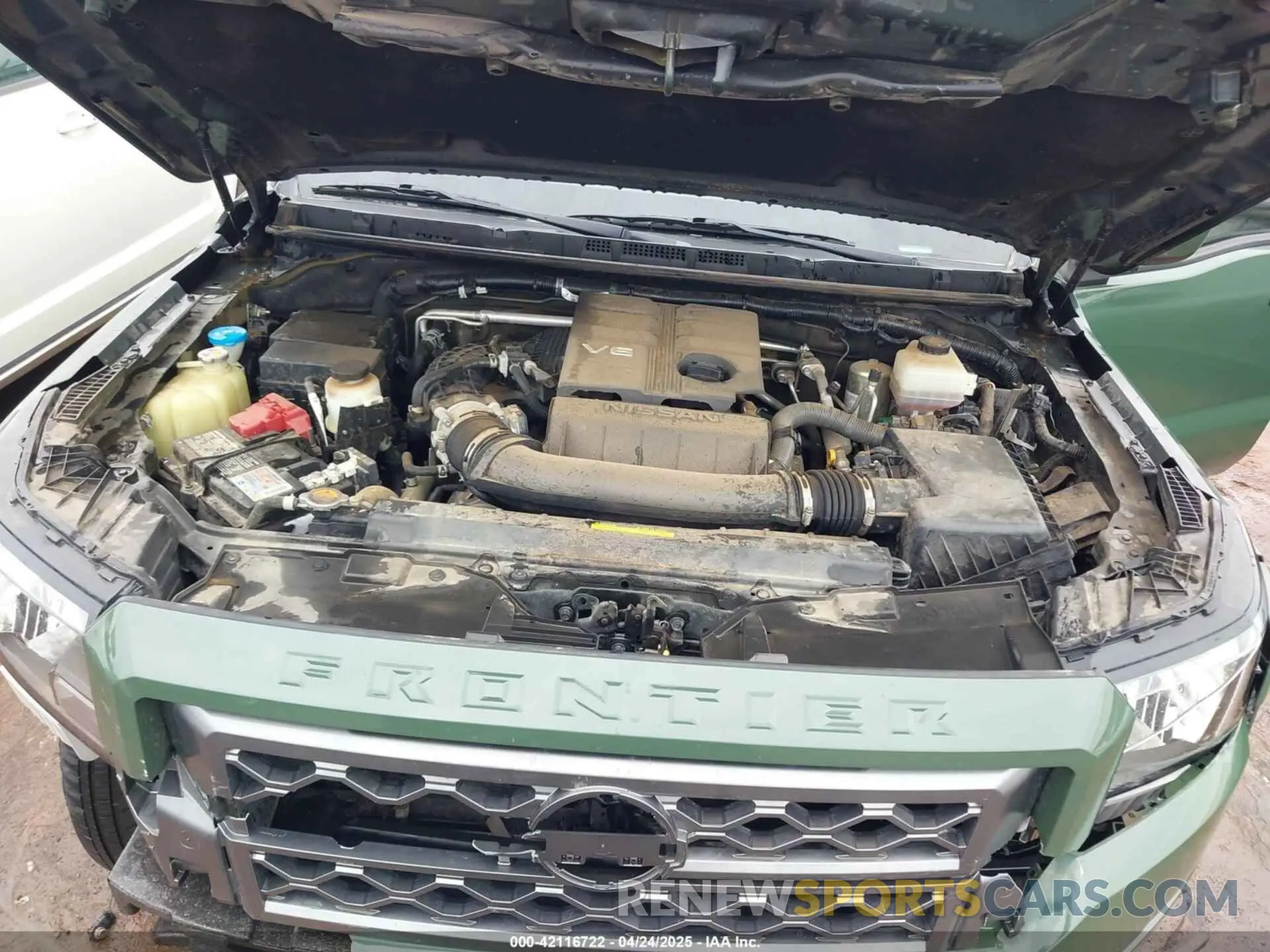10 Photograph of a damaged car 1N6ED1EK7NN663549 NISSAN FRONTIER 2022