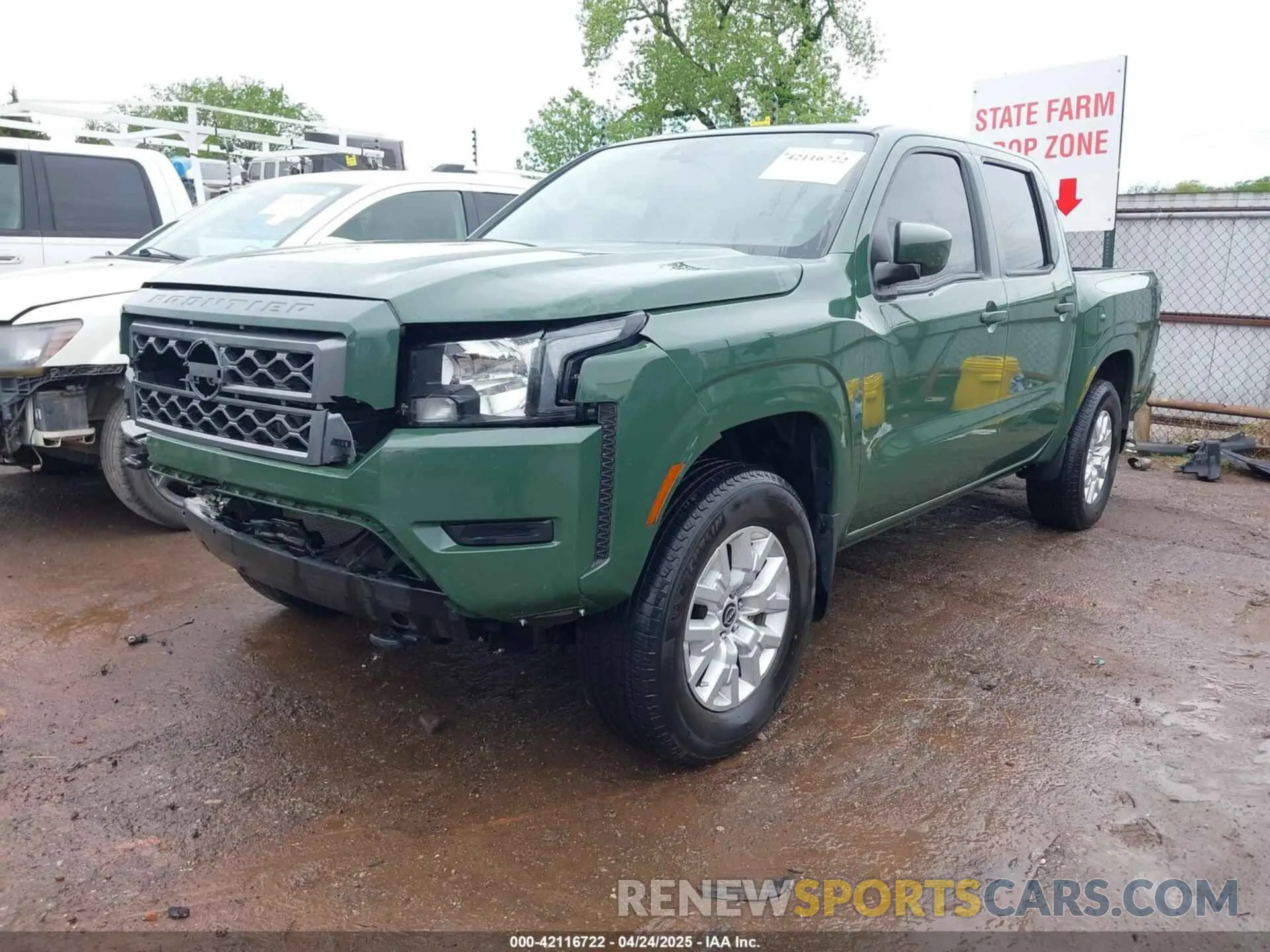 2 Photograph of a damaged car 1N6ED1EK7NN663549 NISSAN FRONTIER 2022