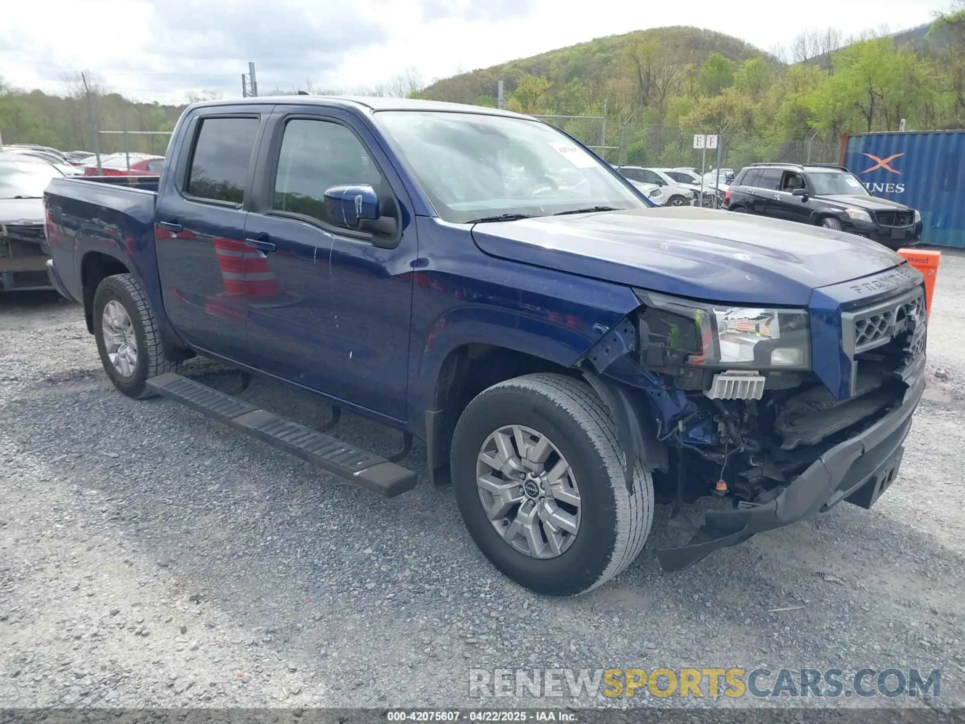 1 Photograph of a damaged car 1N6ED1EK8NN633198 NISSAN FRONTIER 2022