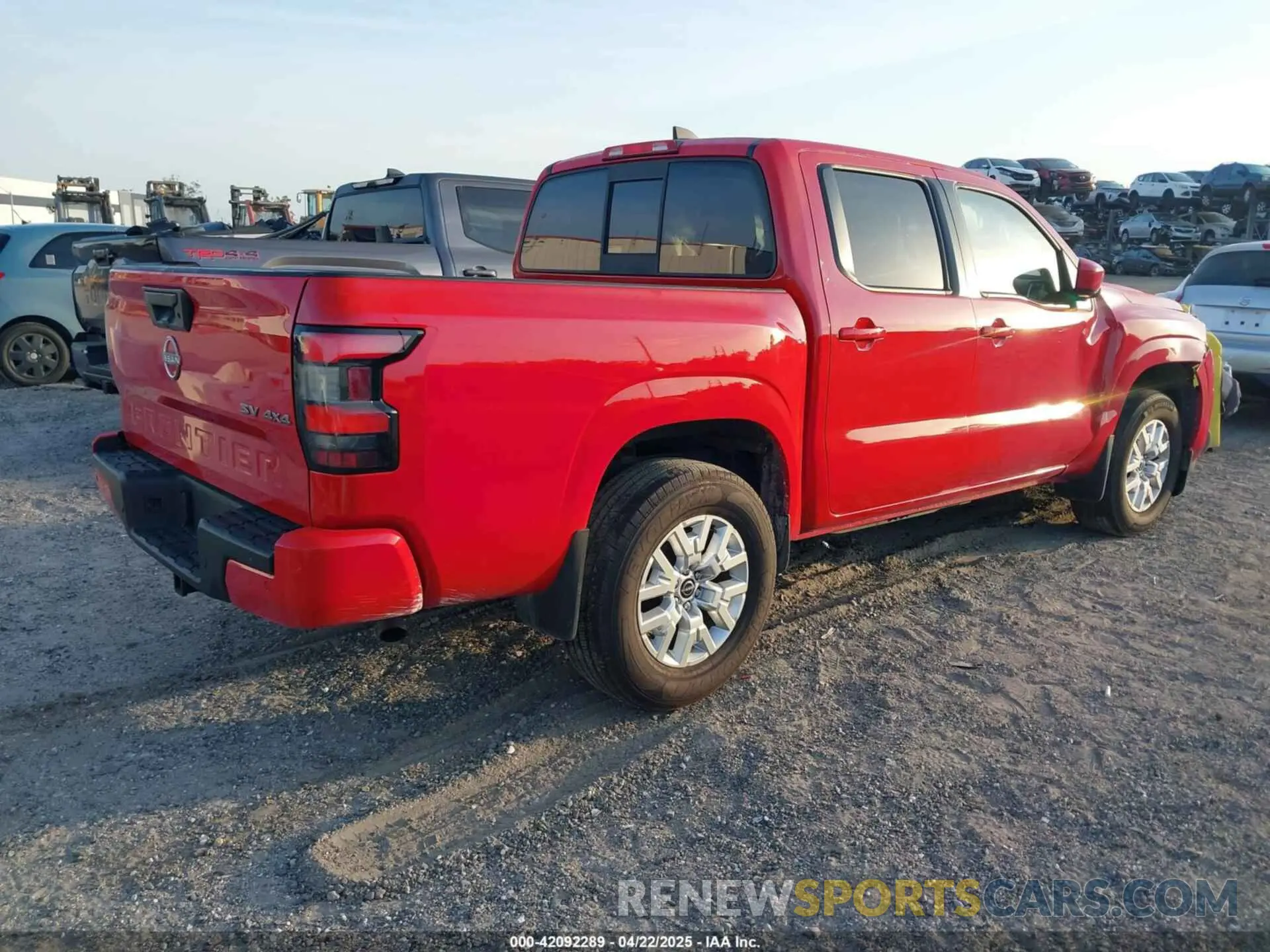 4 Photograph of a damaged car 1N6ED1EK9NN691885 NISSAN FRONTIER 2022