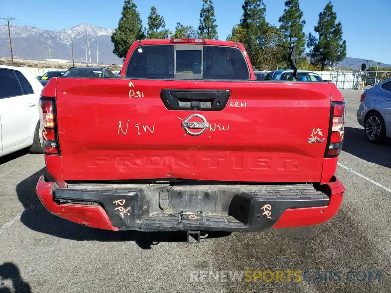 6 Photograph of a damaged car 1N6ED1FJ0NN604848 NISSAN FRONTIER 2022