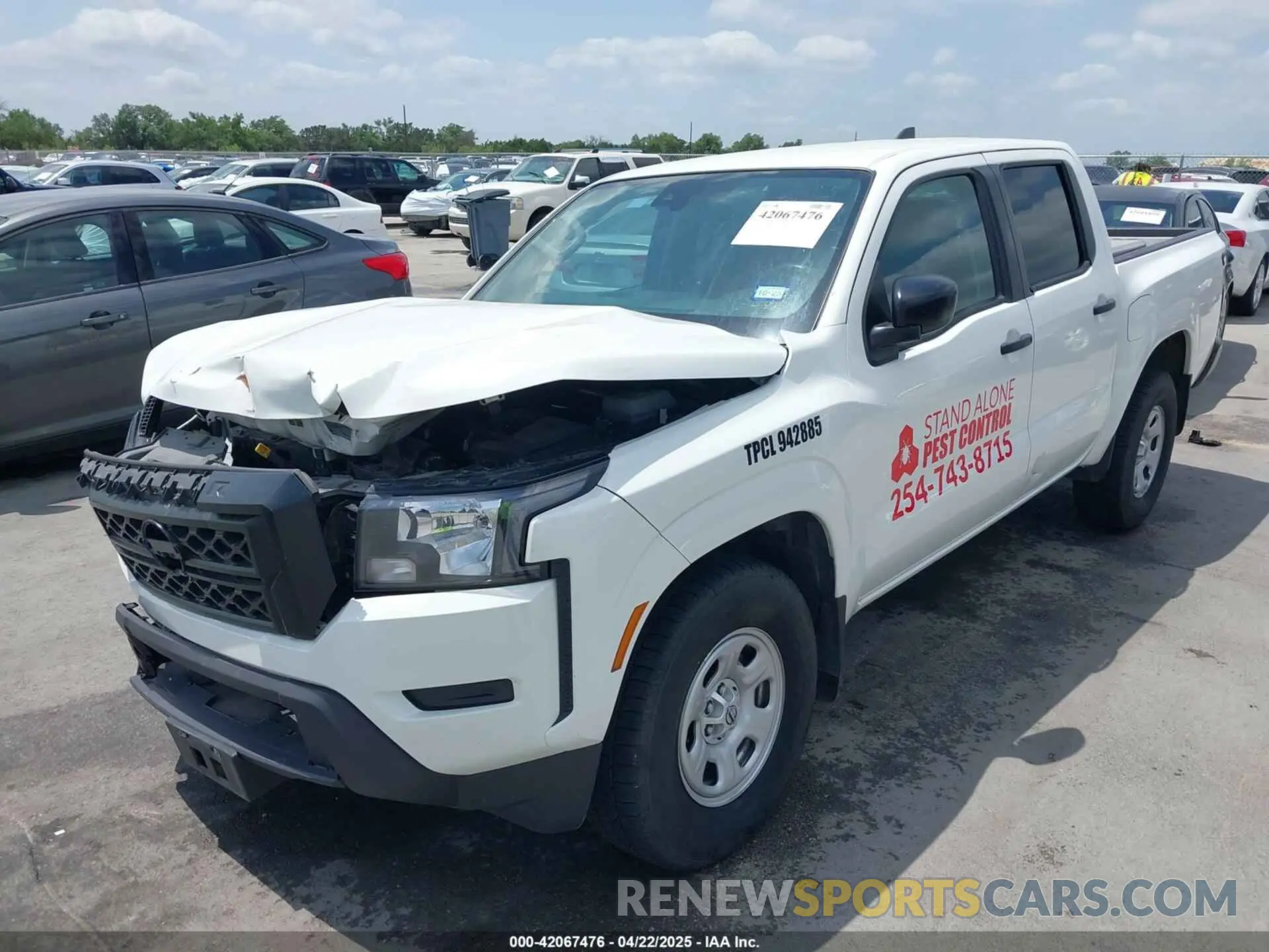 2 Photograph of a damaged car 1N6ED1EJ1PN624532 NISSAN FRONTIER 2023