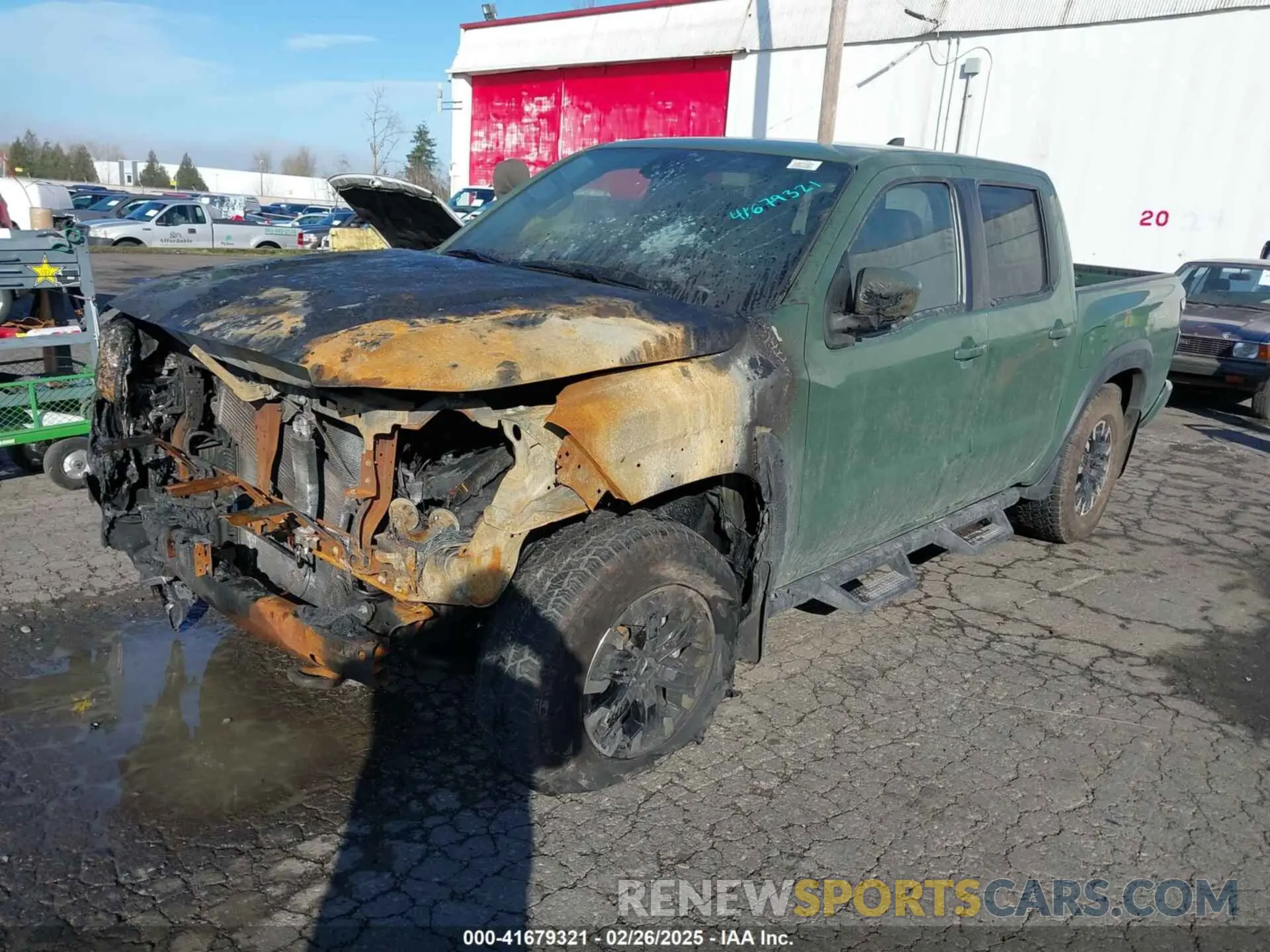 2 Photograph of a damaged car 1N6ED1EJ3PN616318 NISSAN FRONTIER 2023