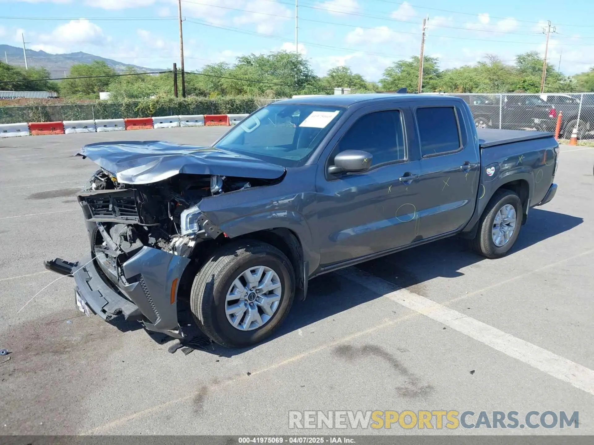 2 Photograph of a damaged car 1N6ED1EJ4PN640336 NISSAN FRONTIER 2023