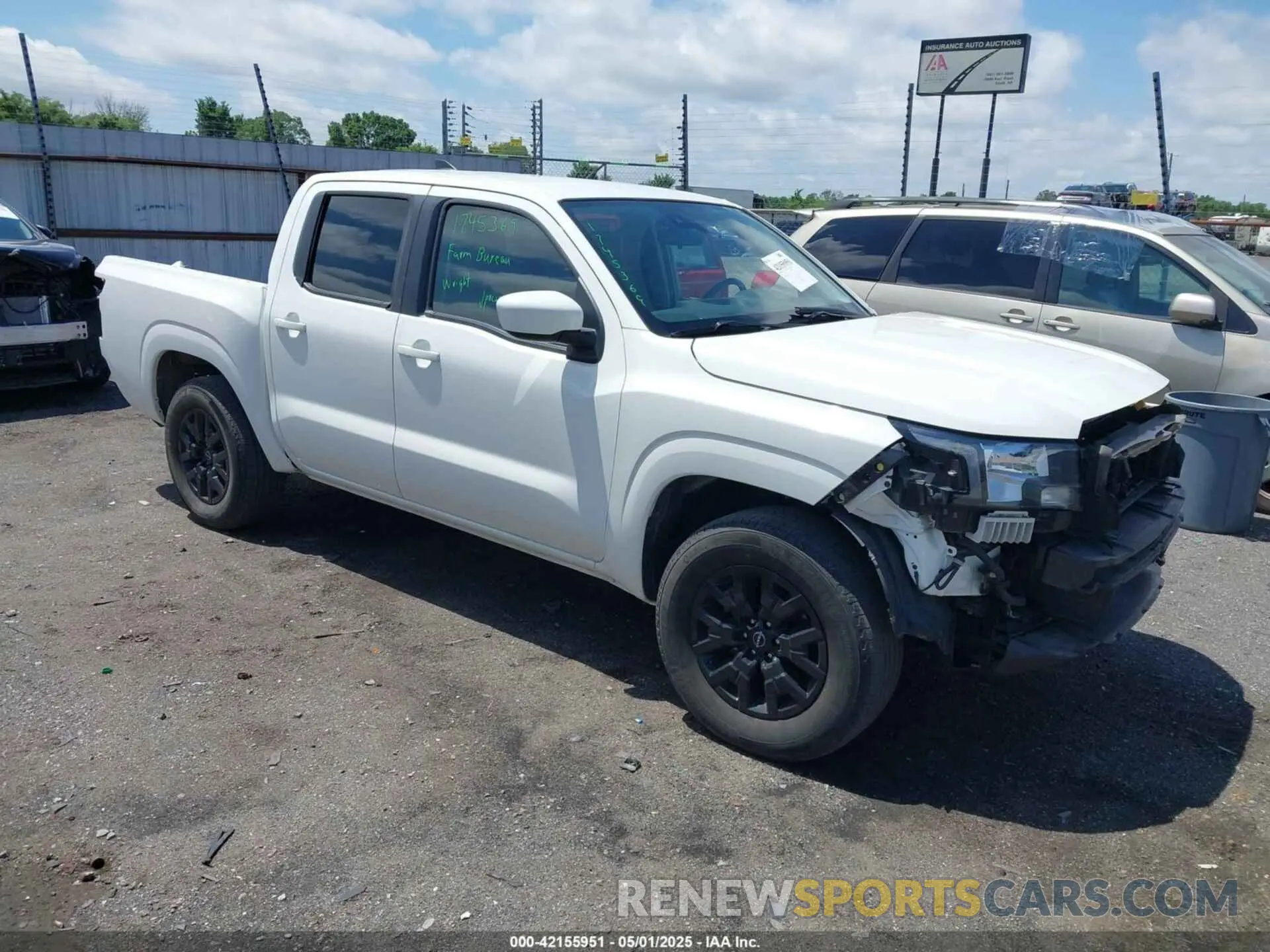 1 Photograph of a damaged car 1N6ED1EJ5PN643830 NISSAN FRONTIER 2023