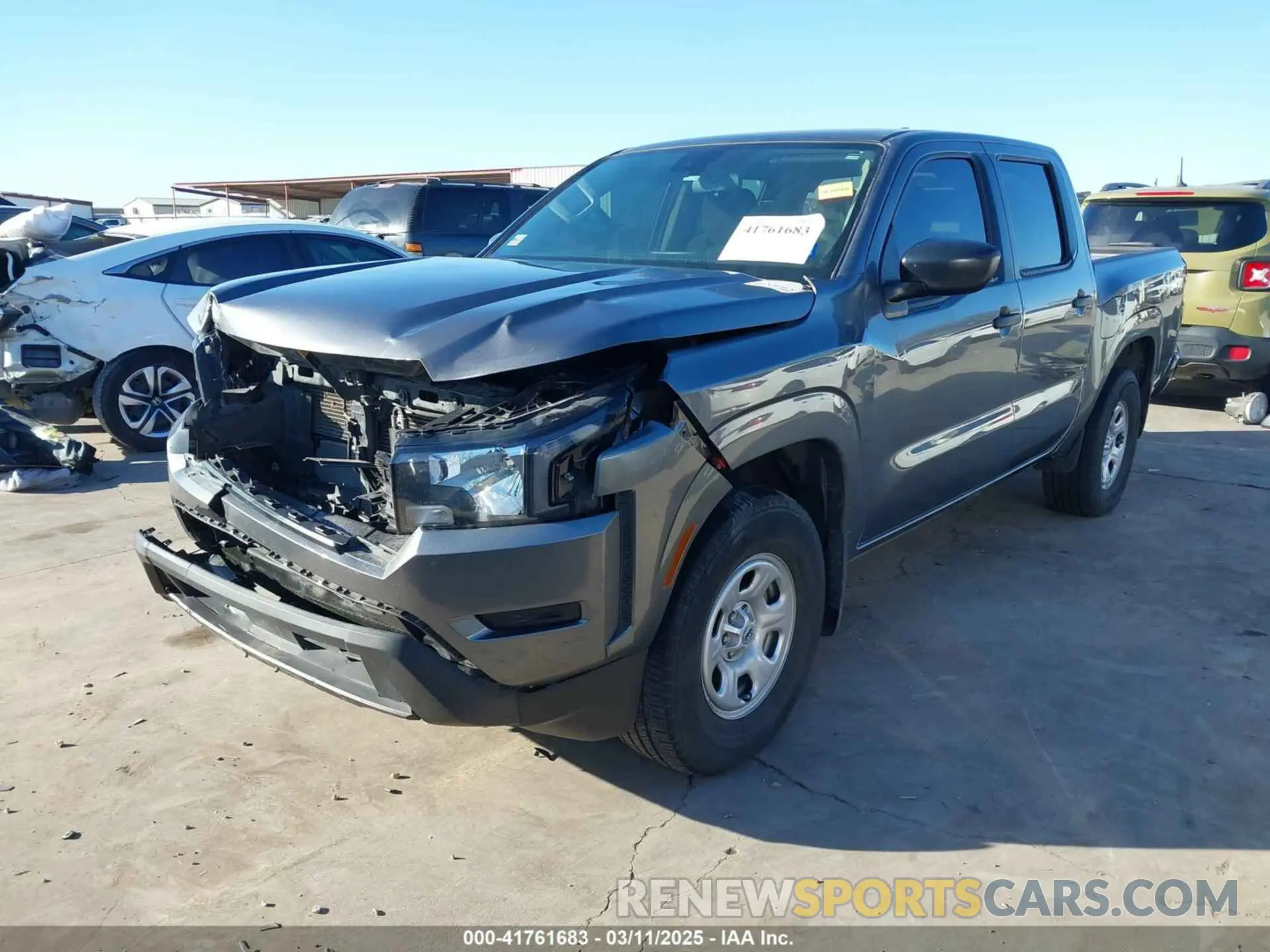 2 Photograph of a damaged car 1N6ED1EJ6PN622064 NISSAN FRONTIER 2023