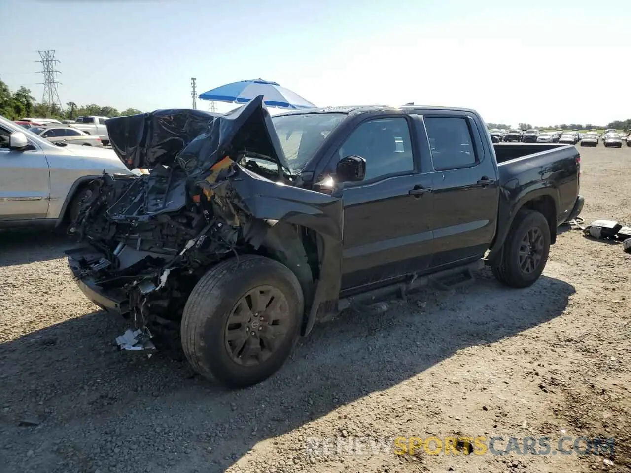 1 Photograph of a damaged car 1N6ED1EJ7PN630402 NISSAN FRONTIER 2023