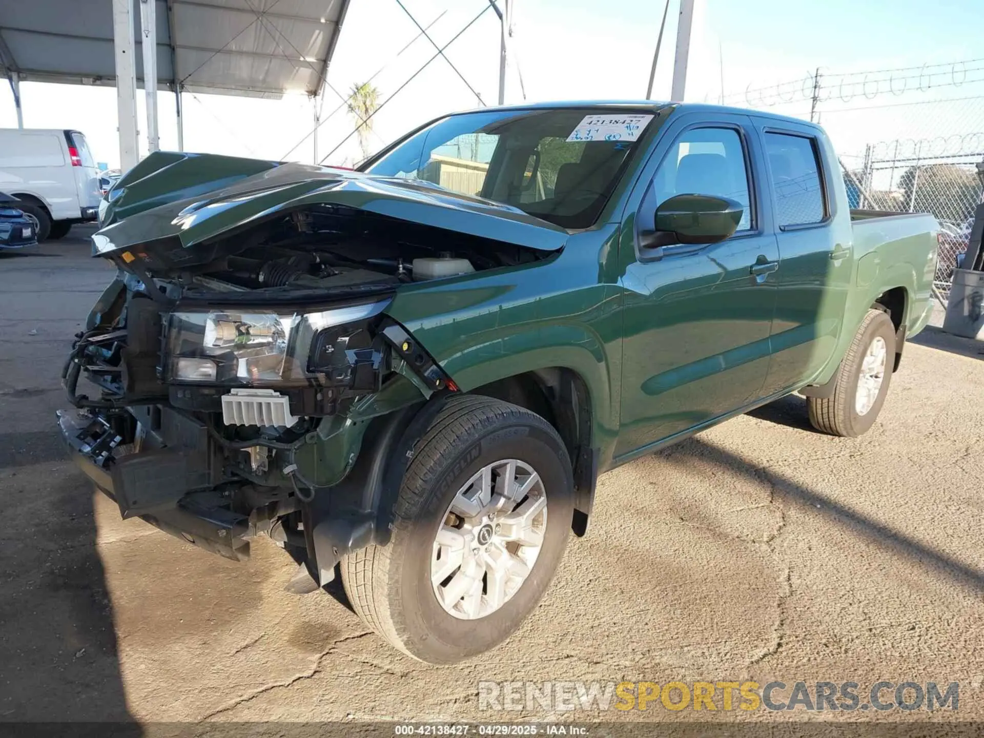 2 Photograph of a damaged car 1N6ED1EJ8PN603001 NISSAN FRONTIER 2023