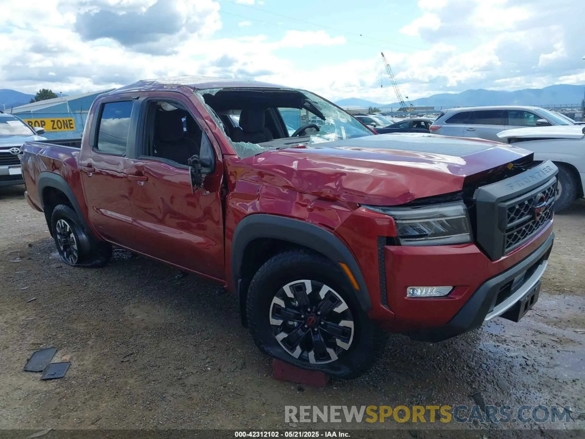 1 Photograph of a damaged car 1N6ED1EK0PN661256 NISSAN FRONTIER 2023