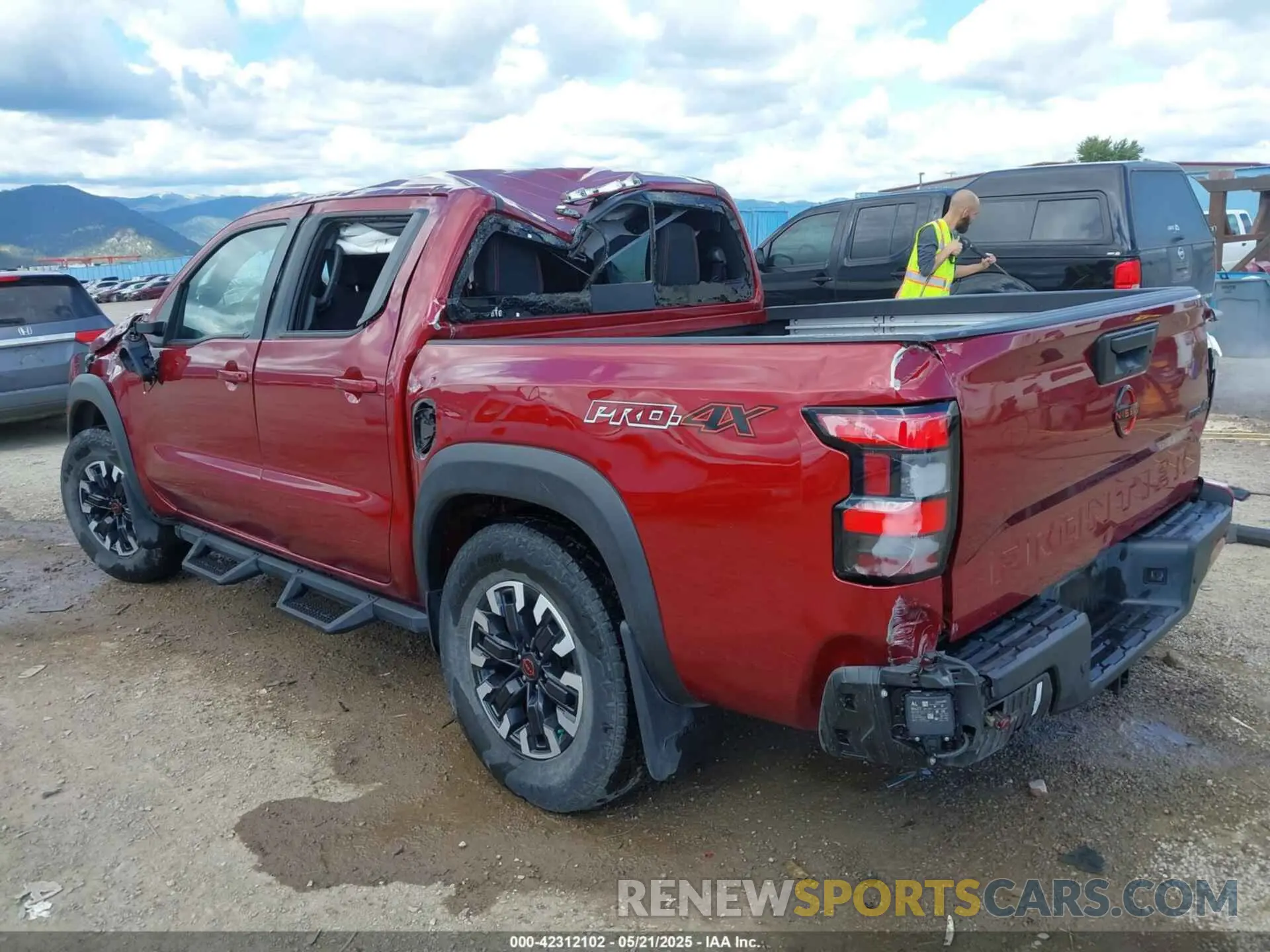 3 Photograph of a damaged car 1N6ED1EK0PN661256 NISSAN FRONTIER 2023