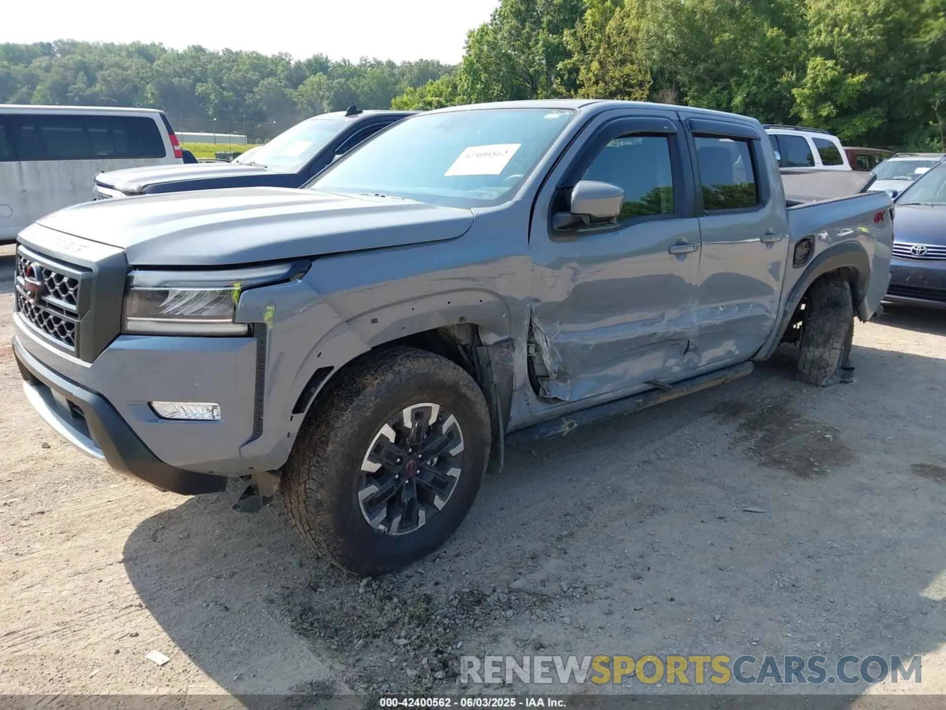 2 Photograph of a damaged car 1N6ED1EK4PN622489 NISSAN FRONTIER 2023