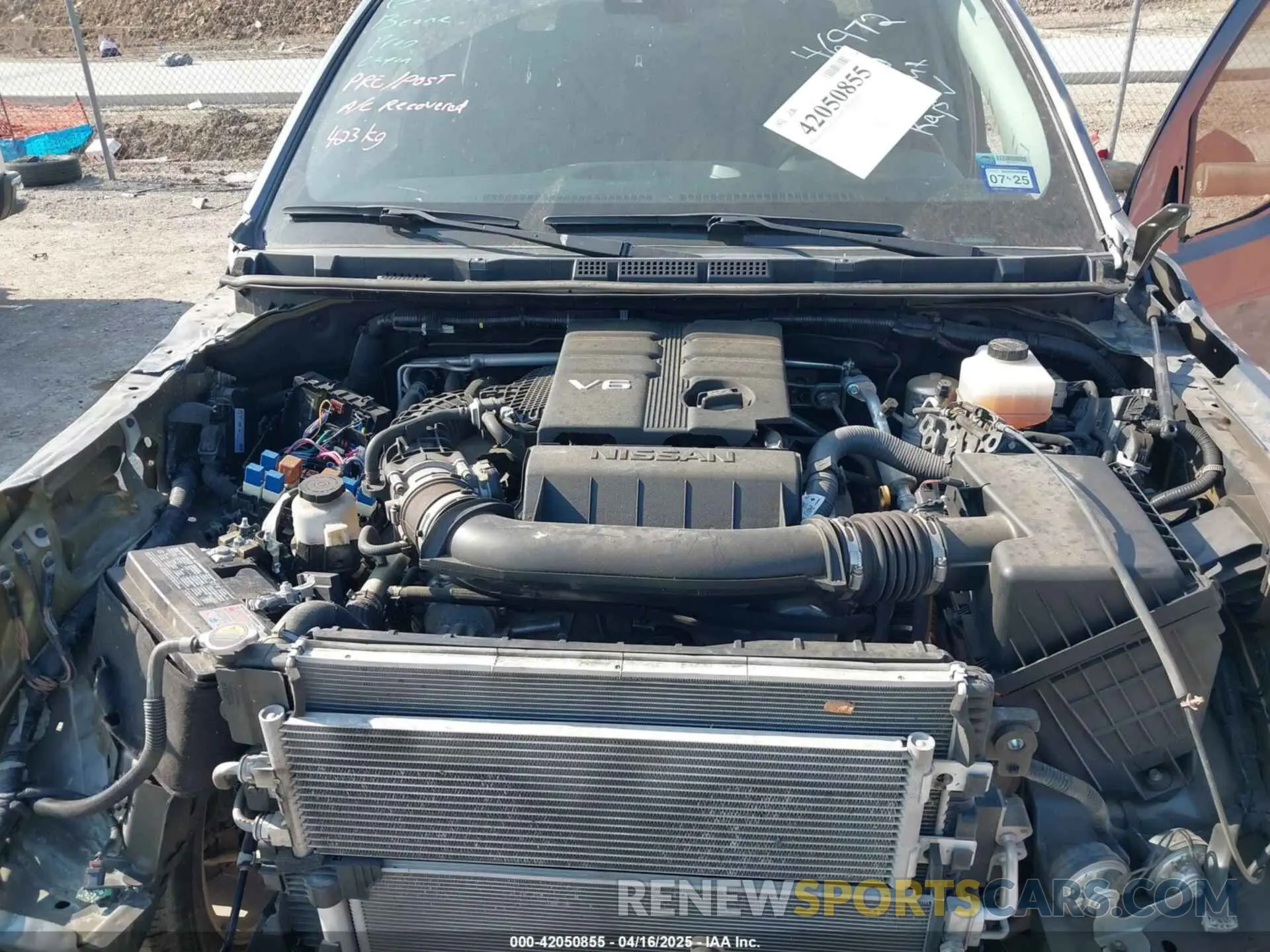 10 Photograph of a damaged car 1N6ED1EK6PN601918 NISSAN FRONTIER 2023