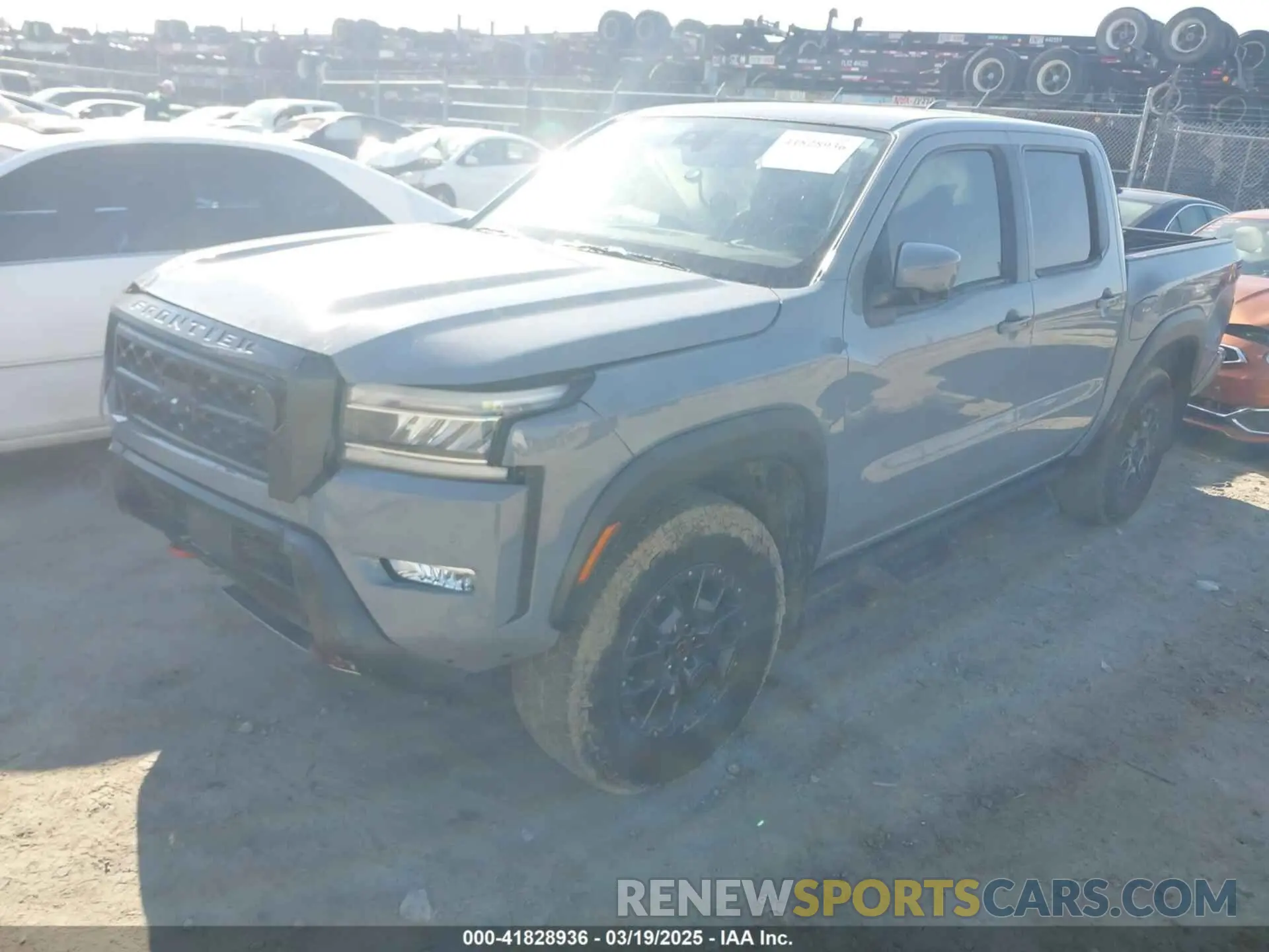2 Photograph of a damaged car 1N6ED1EK7PN604374 NISSAN FRONTIER 2023
