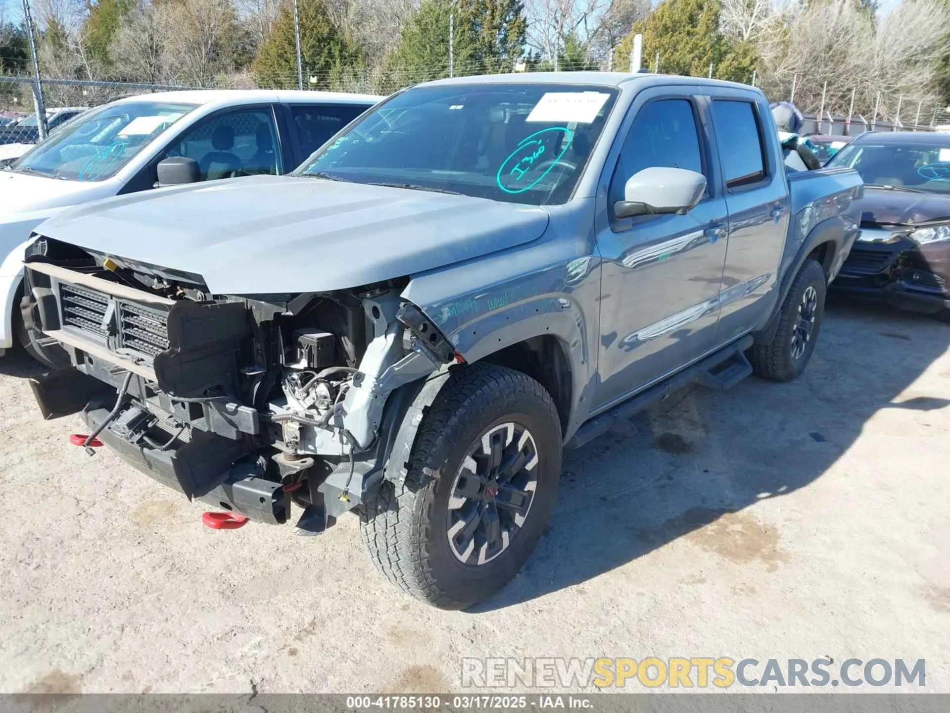 2 Photograph of a damaged car 1N6ED1EK7PN670665 NISSAN FRONTIER 2023