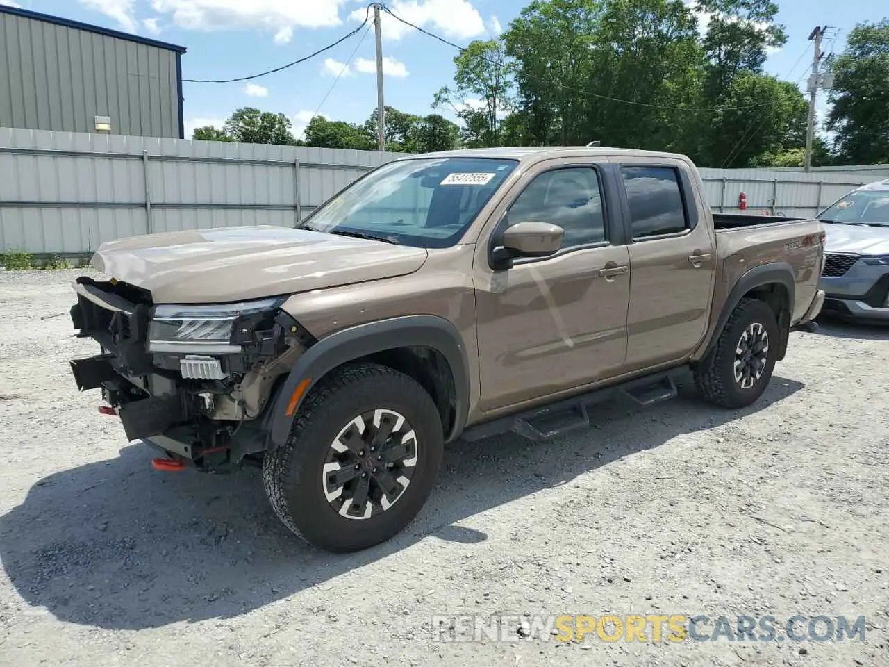 1 Photograph of a damaged car 1N6ED1EK8PN668889 NISSAN FRONTIER 2023
