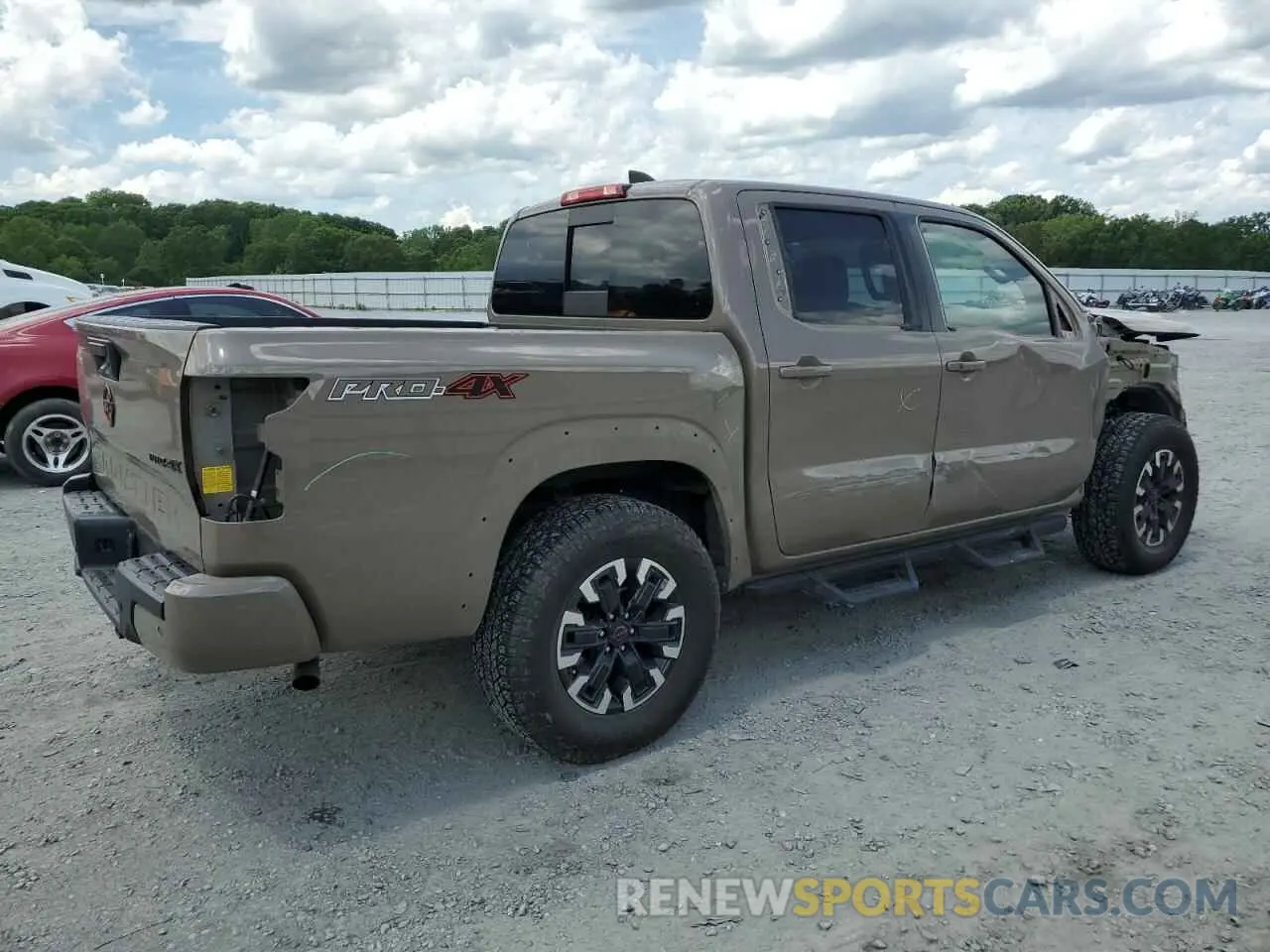 3 Photograph of a damaged car 1N6ED1EK8PN668889 NISSAN FRONTIER 2023