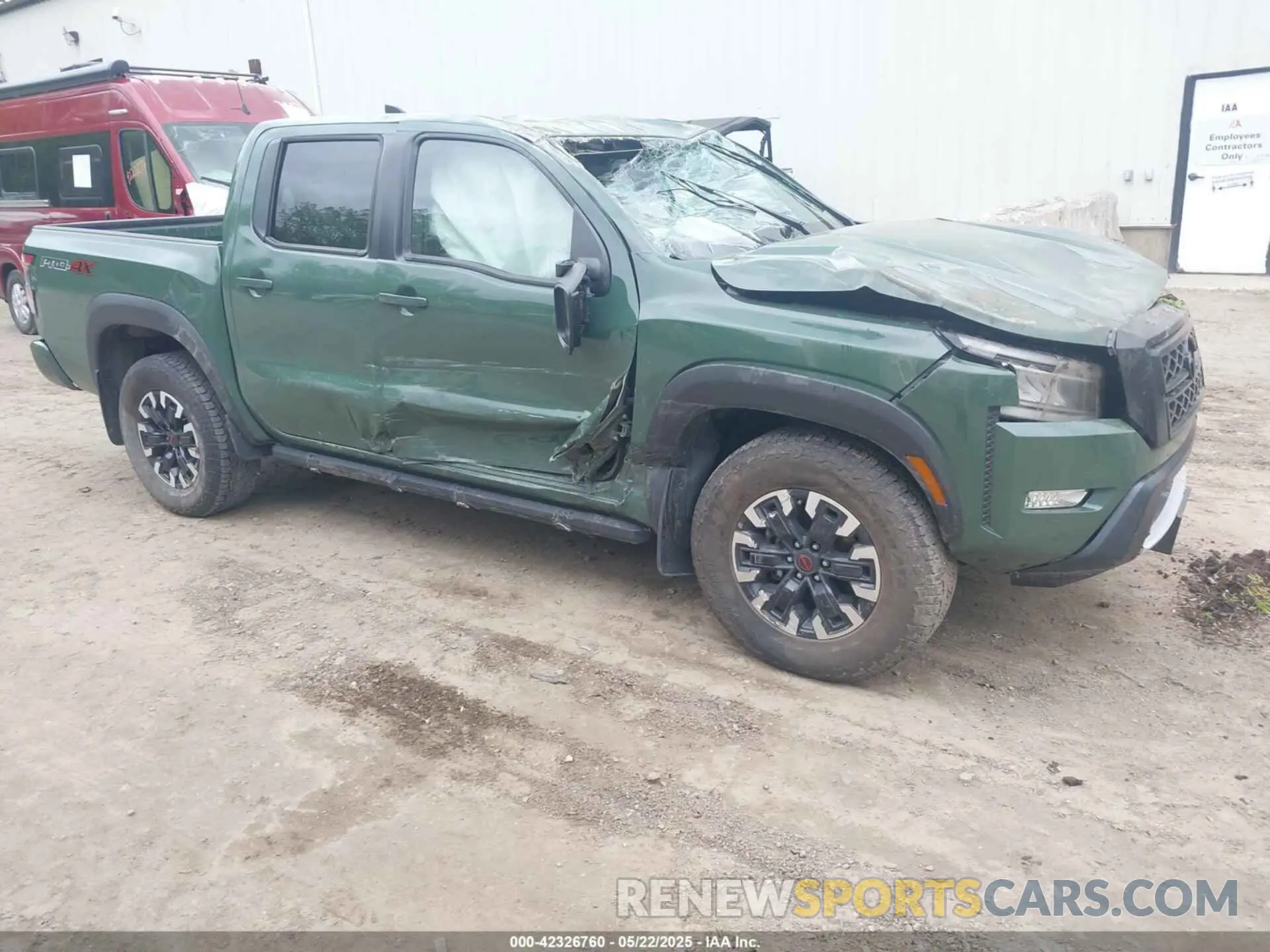 1 Photograph of a damaged car 1N6ED1EK8PN672361 NISSAN FRONTIER 2023