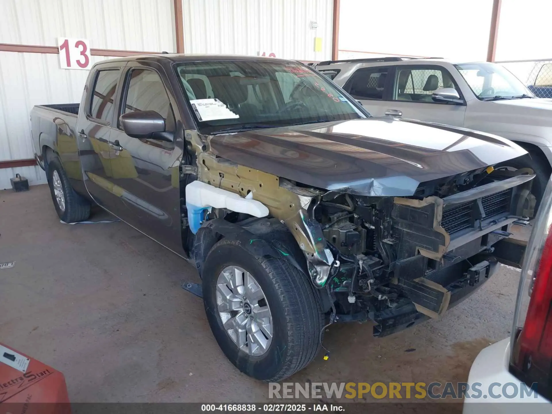 1 Photograph of a damaged car 1N6ED1FJ9PN671676 NISSAN FRONTIER 2023