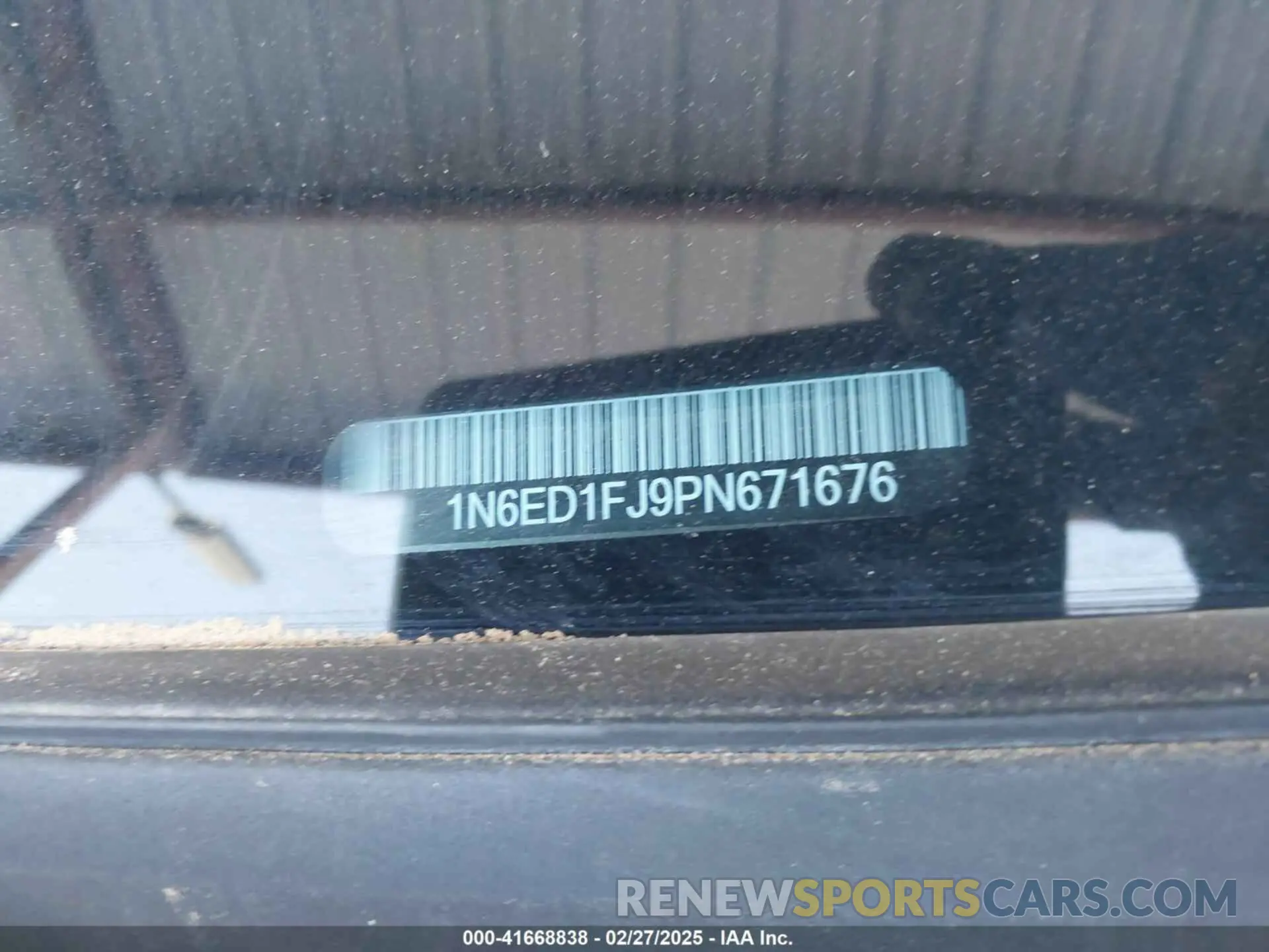 9 Photograph of a damaged car 1N6ED1FJ9PN671676 NISSAN FRONTIER 2023