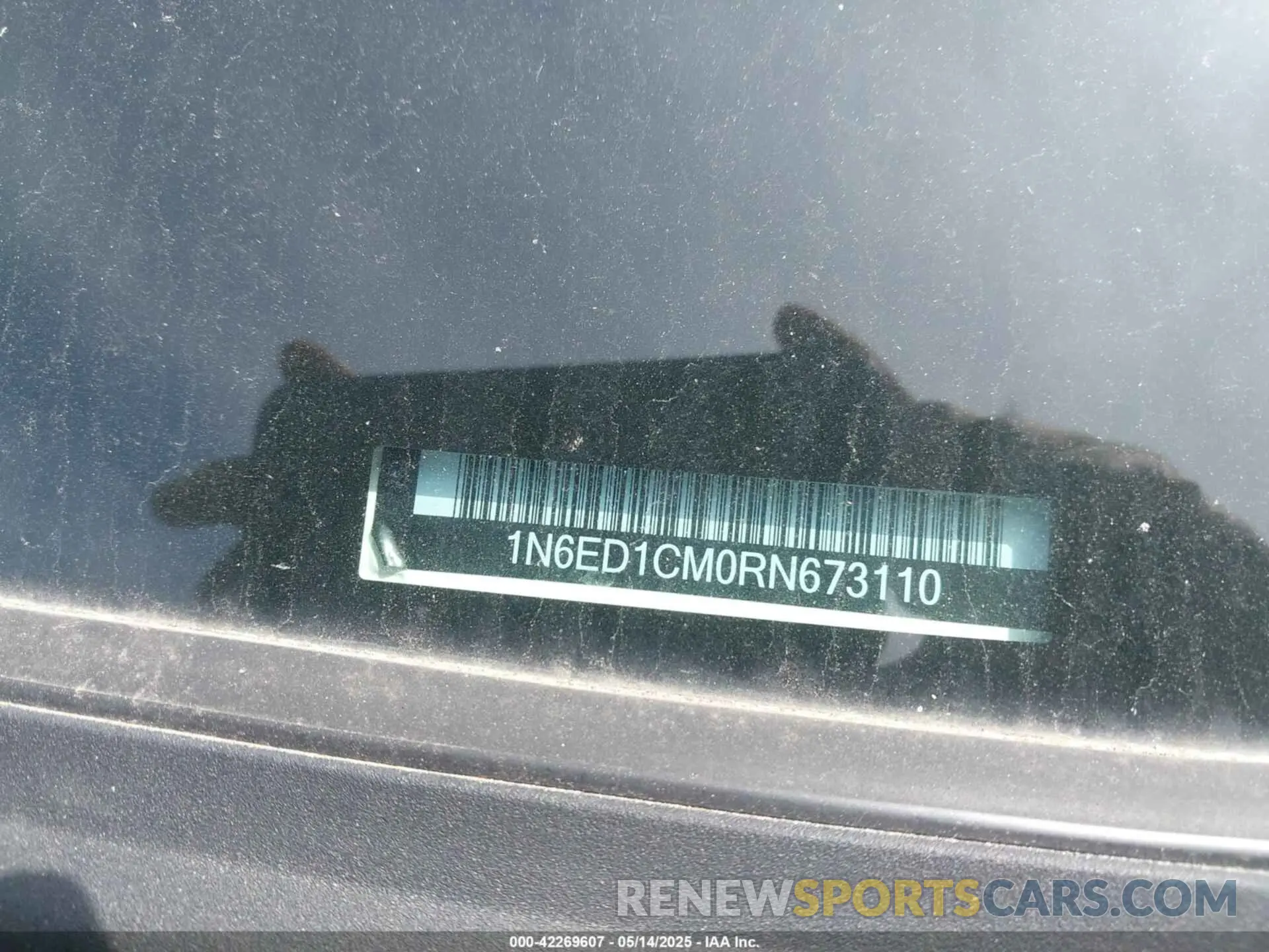 9 Photograph of a damaged car 1N6ED1CM0RN673110 NISSAN FRONTIER 2024