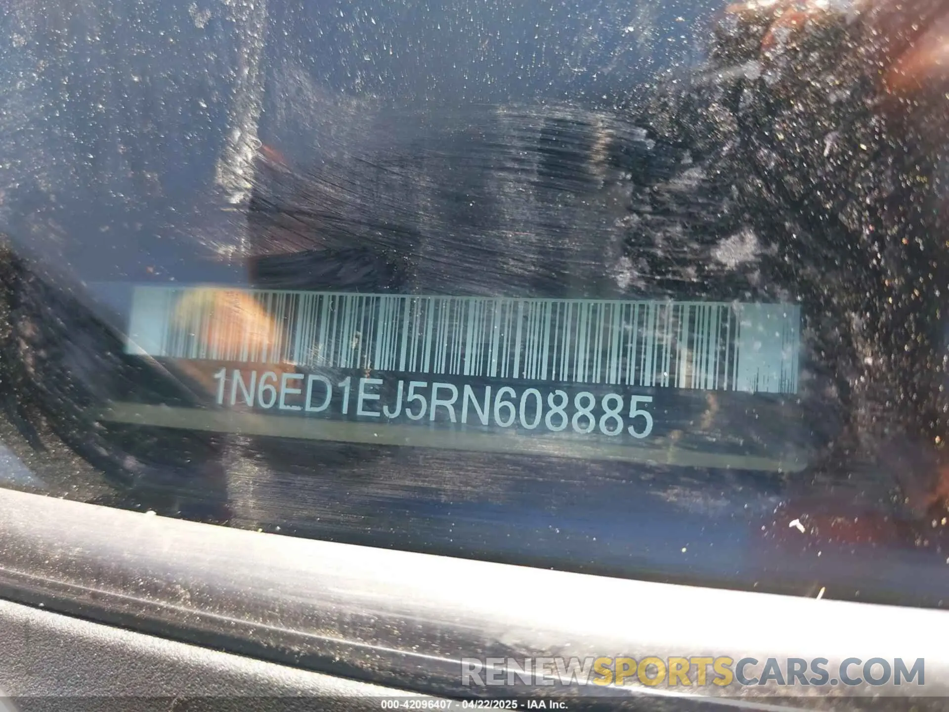 9 Photograph of a damaged car 1N6ED1EJ5RN608885 NISSAN FRONTIER 2024