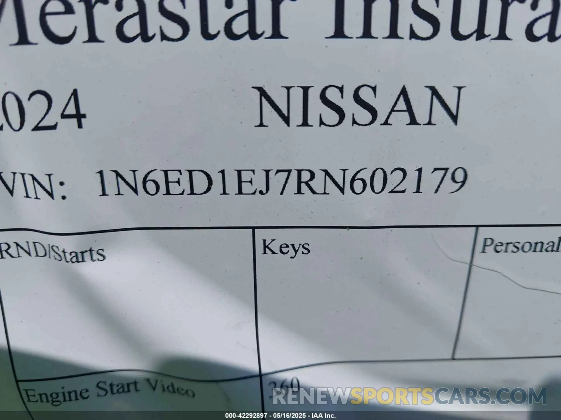 9 Photograph of a damaged car 1N6ED1EJ7RN602179 NISSAN FRONTIER 2024