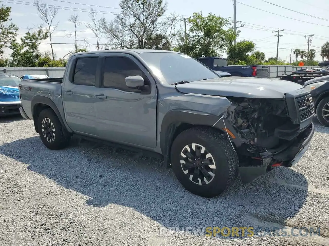 4 Photograph of a damaged car 1N6ED1EJ9RN612373 NISSAN FRONTIER 2024