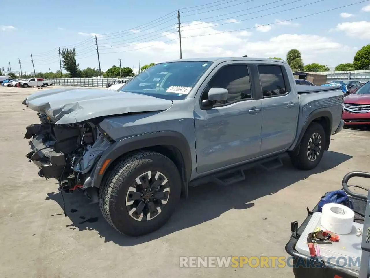 1 Photograph of a damaged car 1N6ED1EJ9RN624121 NISSAN FRONTIER 2024