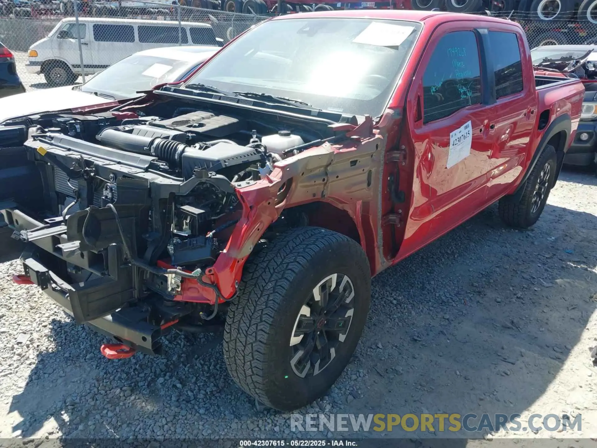 2 Photograph of a damaged car 1N6ED1EJXRN625455 NISSAN FRONTIER 2024