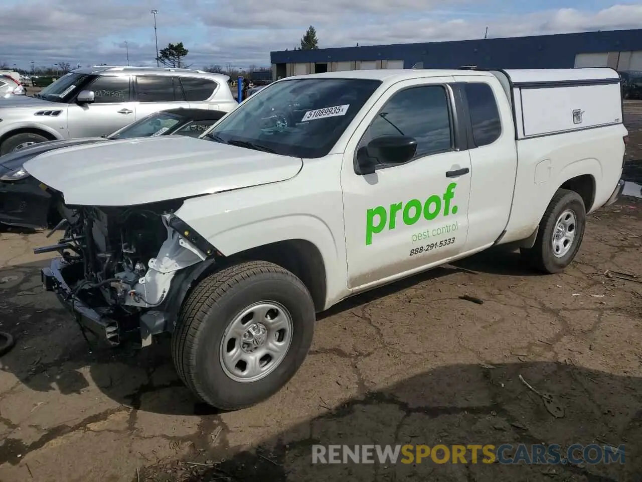 1 Photograph of a damaged car 1N6ED1CMXSN623529 NISSAN FRONTIER 2025