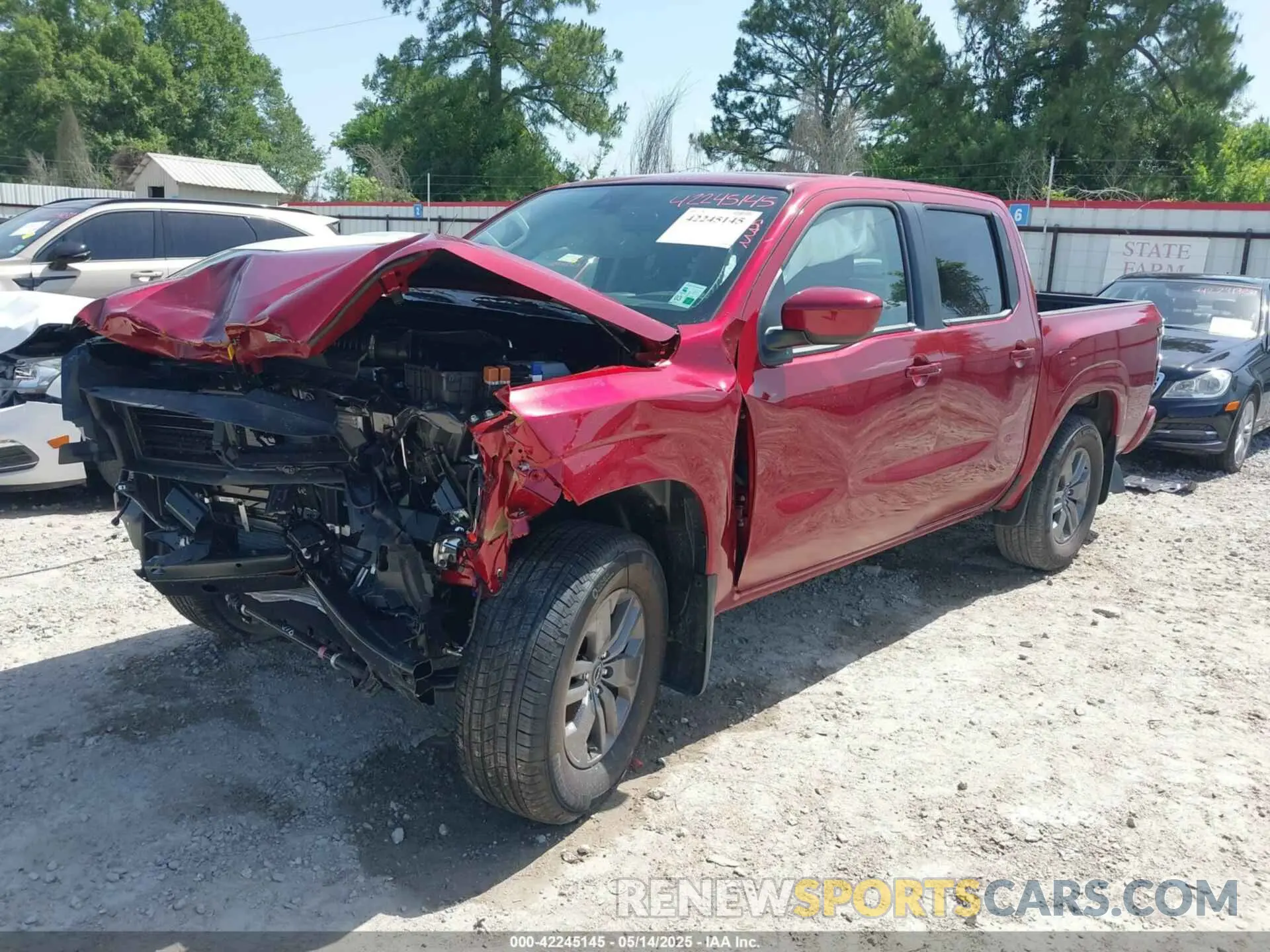 2 Photograph of a damaged car 1N6ED1EJ1SN634034 NISSAN FRONTIER 2025