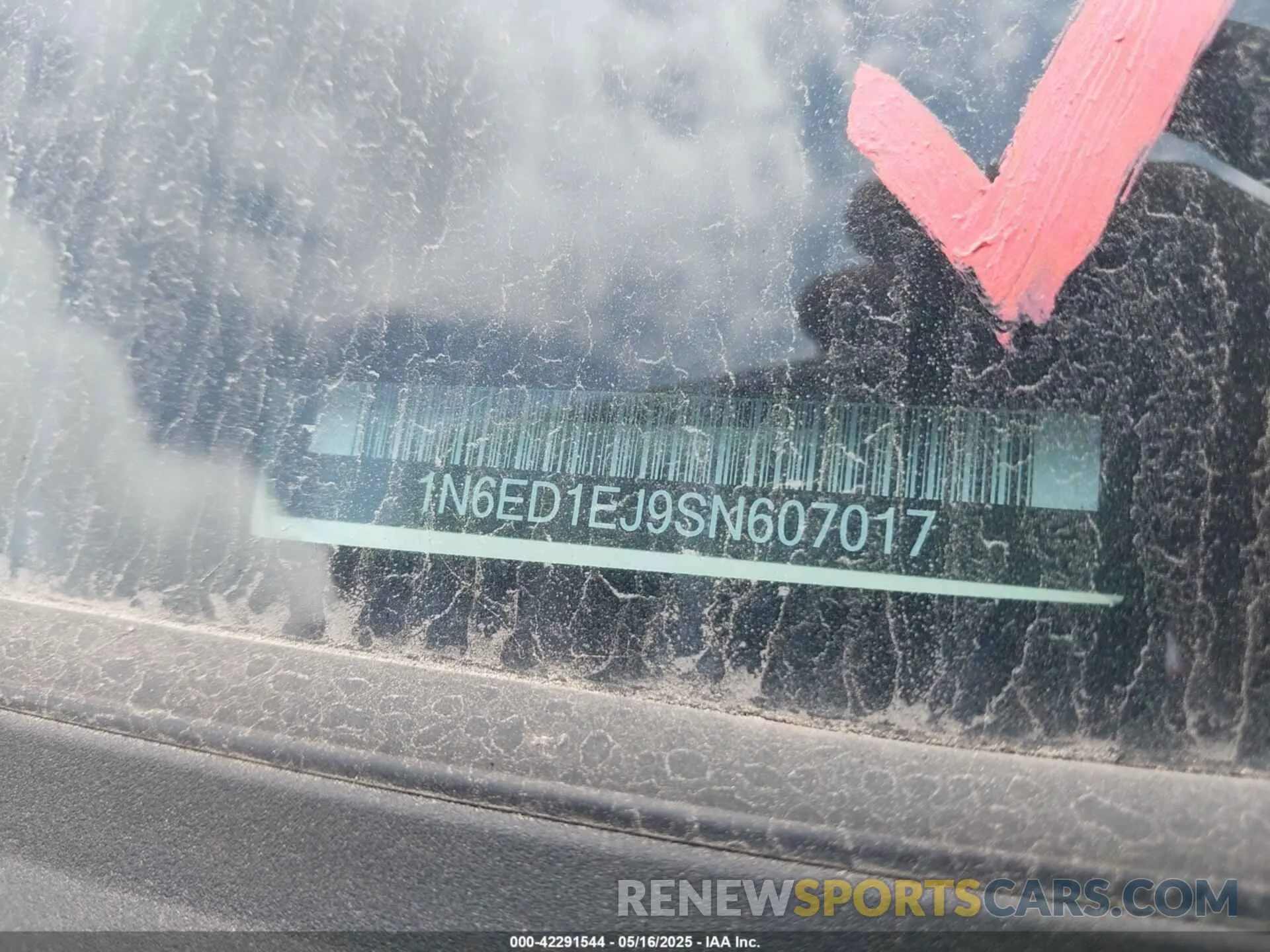 9 Photograph of a damaged car 1N6ED1EJ9SN607017 NISSAN FRONTIER 2025