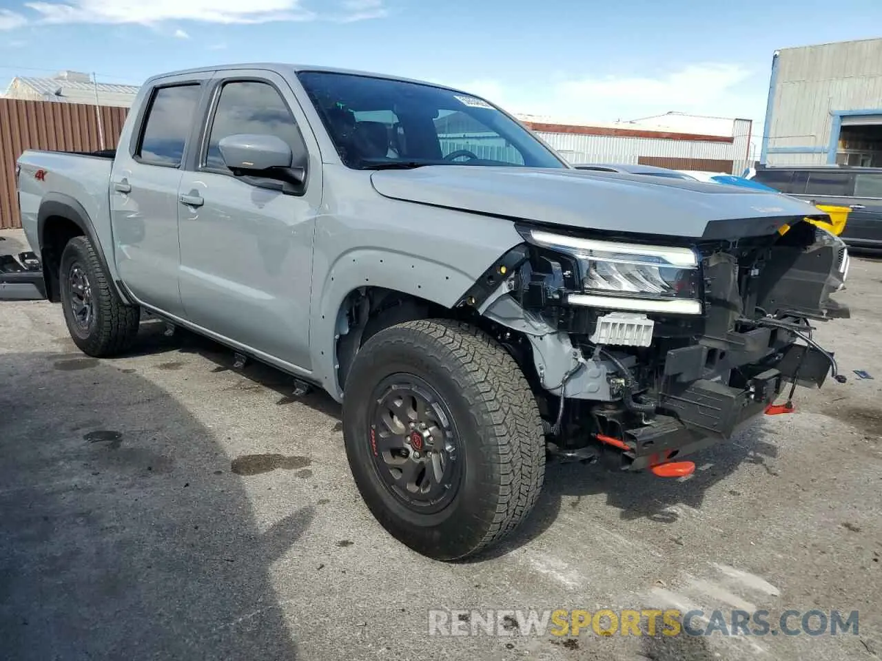 4 Photograph of a damaged car 1N6ED1EK9SN615305 NISSAN FRONTIER 2025