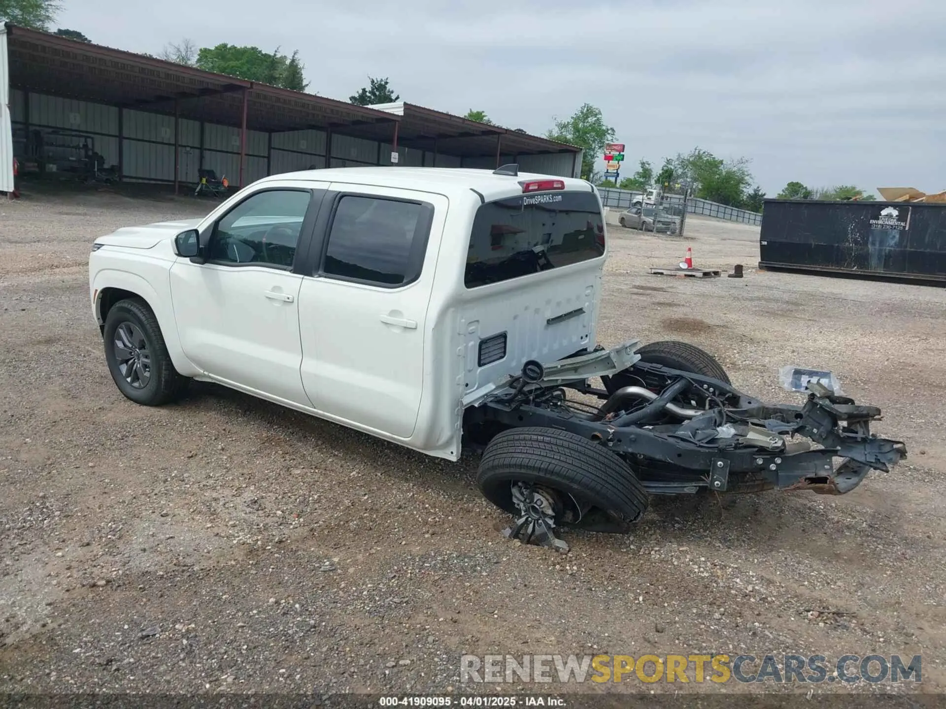 3 Photograph of a damaged car 1N6ED1EKXSN608668 NISSAN FRONTIER 2025