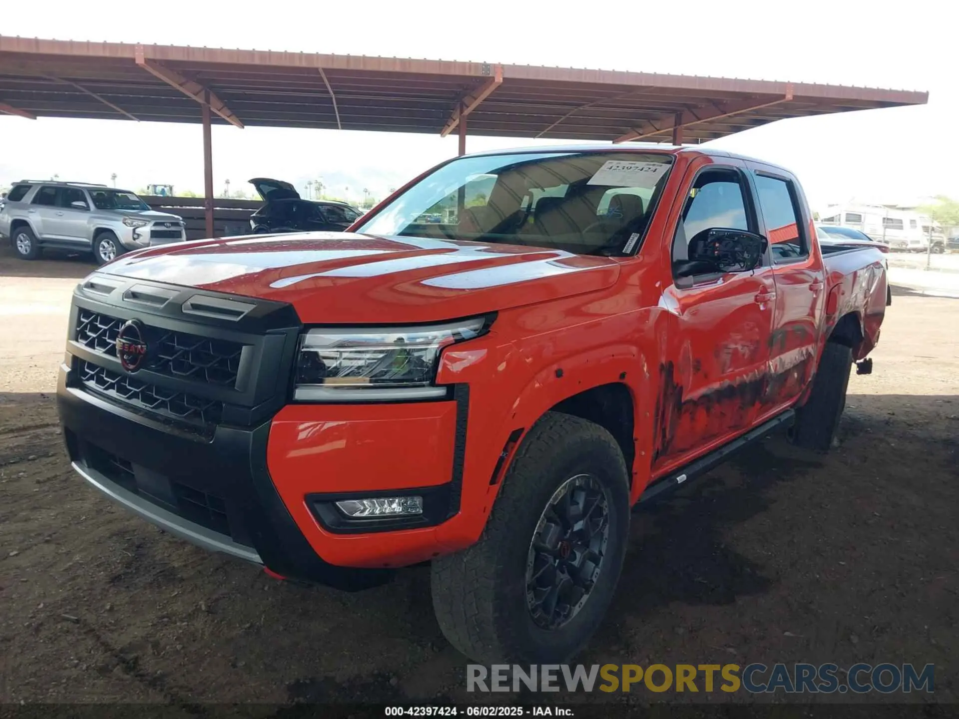 2 Photograph of a damaged car 1NG6ED1ET2SN60942 NISSAN FRONTIER 2025