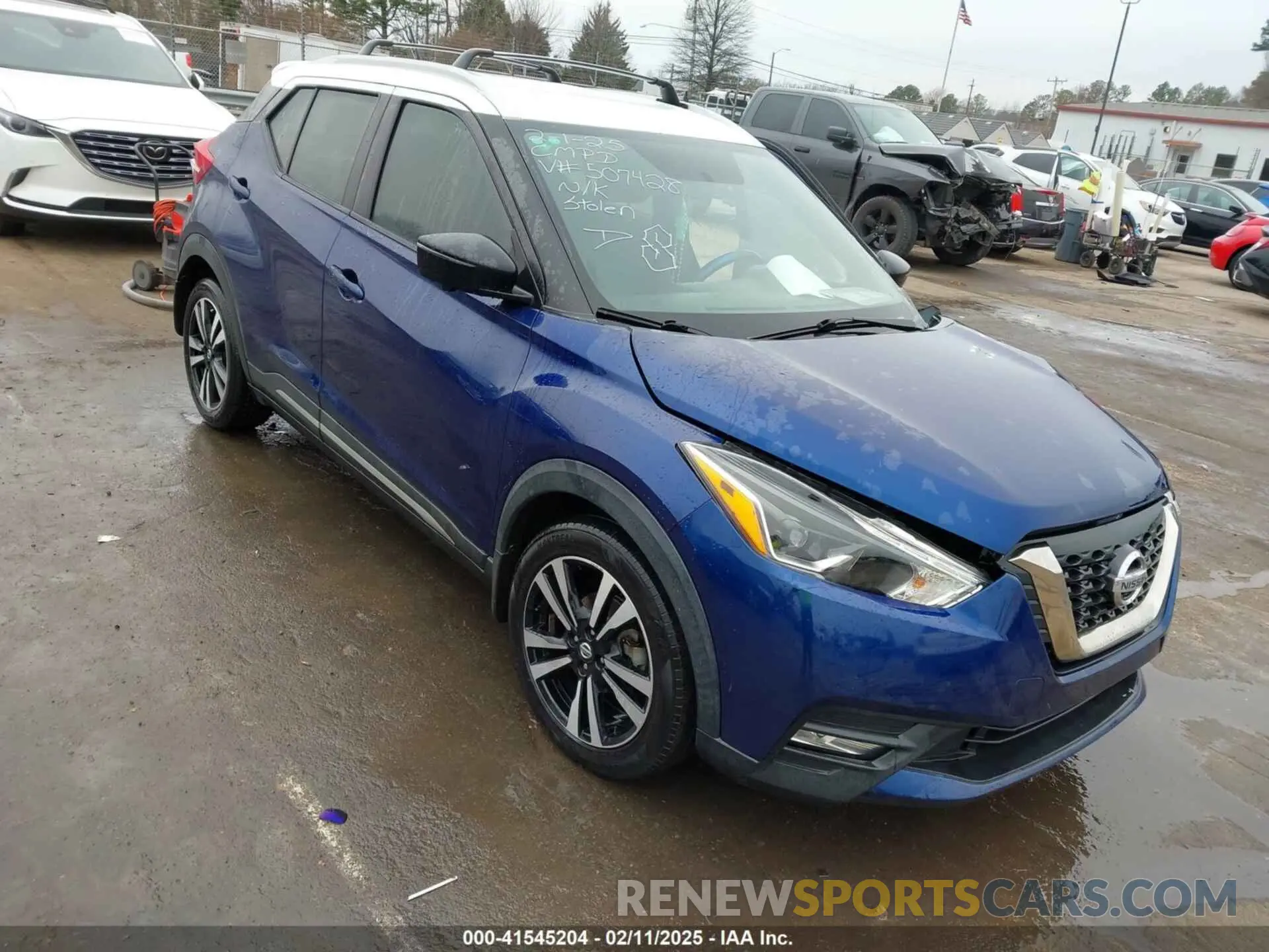 1 Photograph of a damaged car 3N1CP5CU0KL507428 NISSAN KICKS 2019