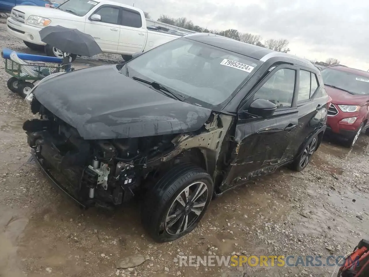 1 Photograph of a damaged car 3N1CP5CU0KL513679 NISSAN KICKS 2019