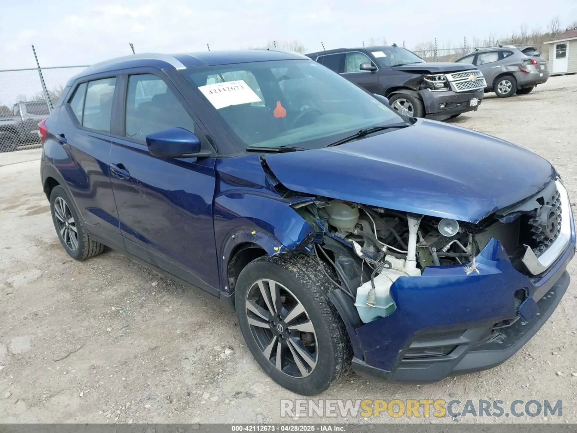 1 Photograph of a damaged car 3N1CP5CU0KL527047 NISSAN KICKS 2019