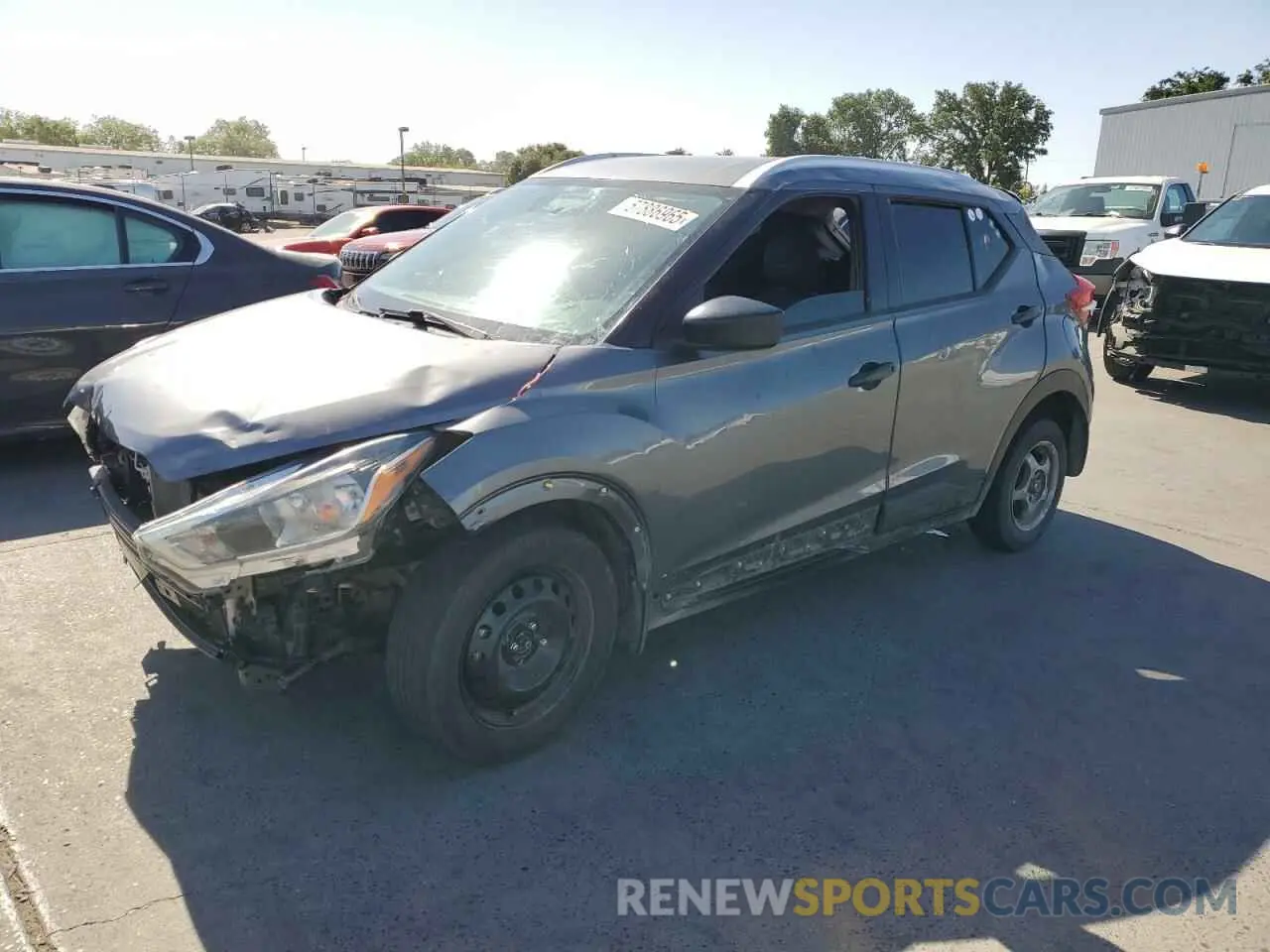 1 Photograph of a damaged car 3N1CP5CU1KL503811 NISSAN KICKS 2019