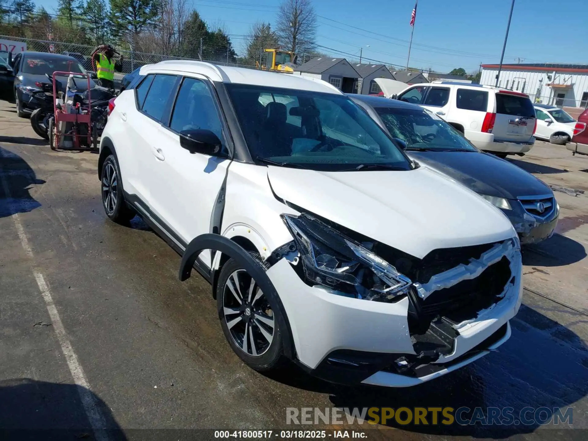 1 Photograph of a damaged car 3N1CP5CU1KL527509 NISSAN KICKS 2019