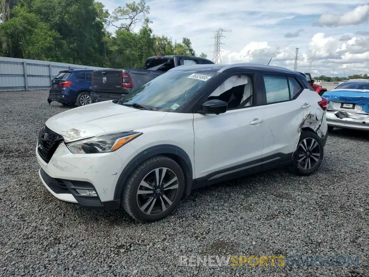 1 Photograph of a damaged car 3N1CP5CU3KL491645 NISSAN KICKS 2019