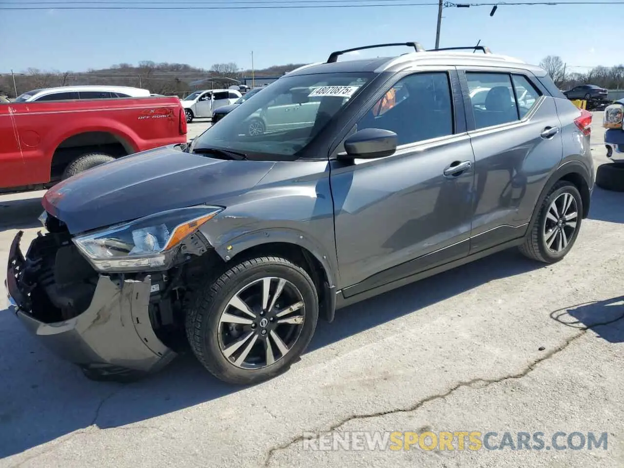 1 Photograph of a damaged car 3N1CP5CU3KL496201 NISSAN KICKS 2019