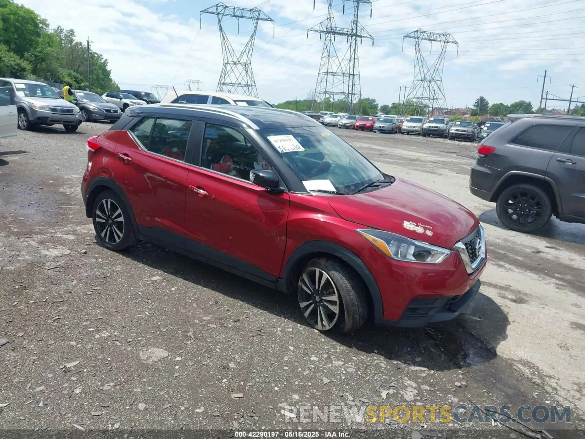 1 Photograph of a damaged car 3N1CP5CU3KL497400 NISSAN KICKS 2019