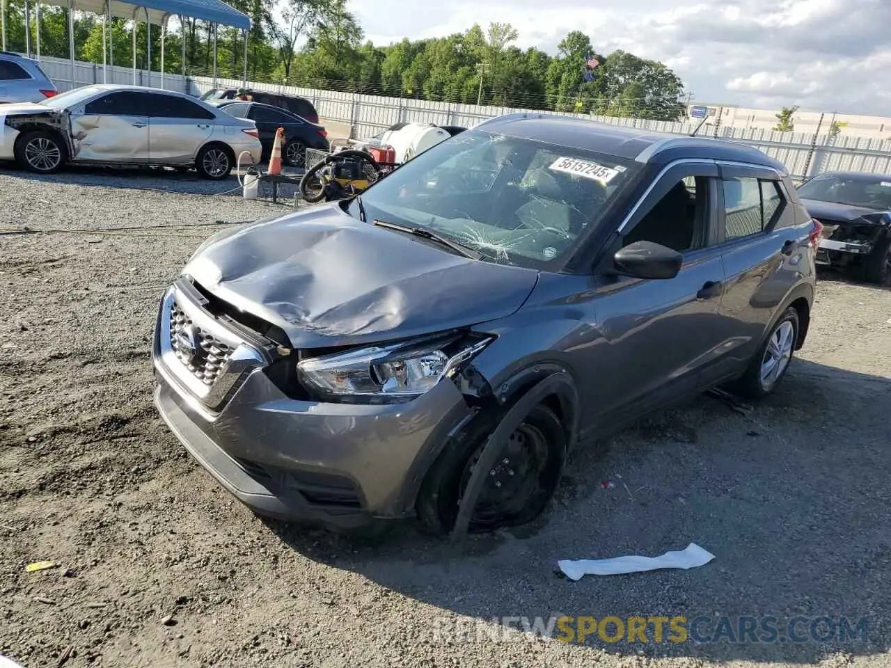 1 Photograph of a damaged car 3N1CP5CU3KL504149 NISSAN KICKS 2019