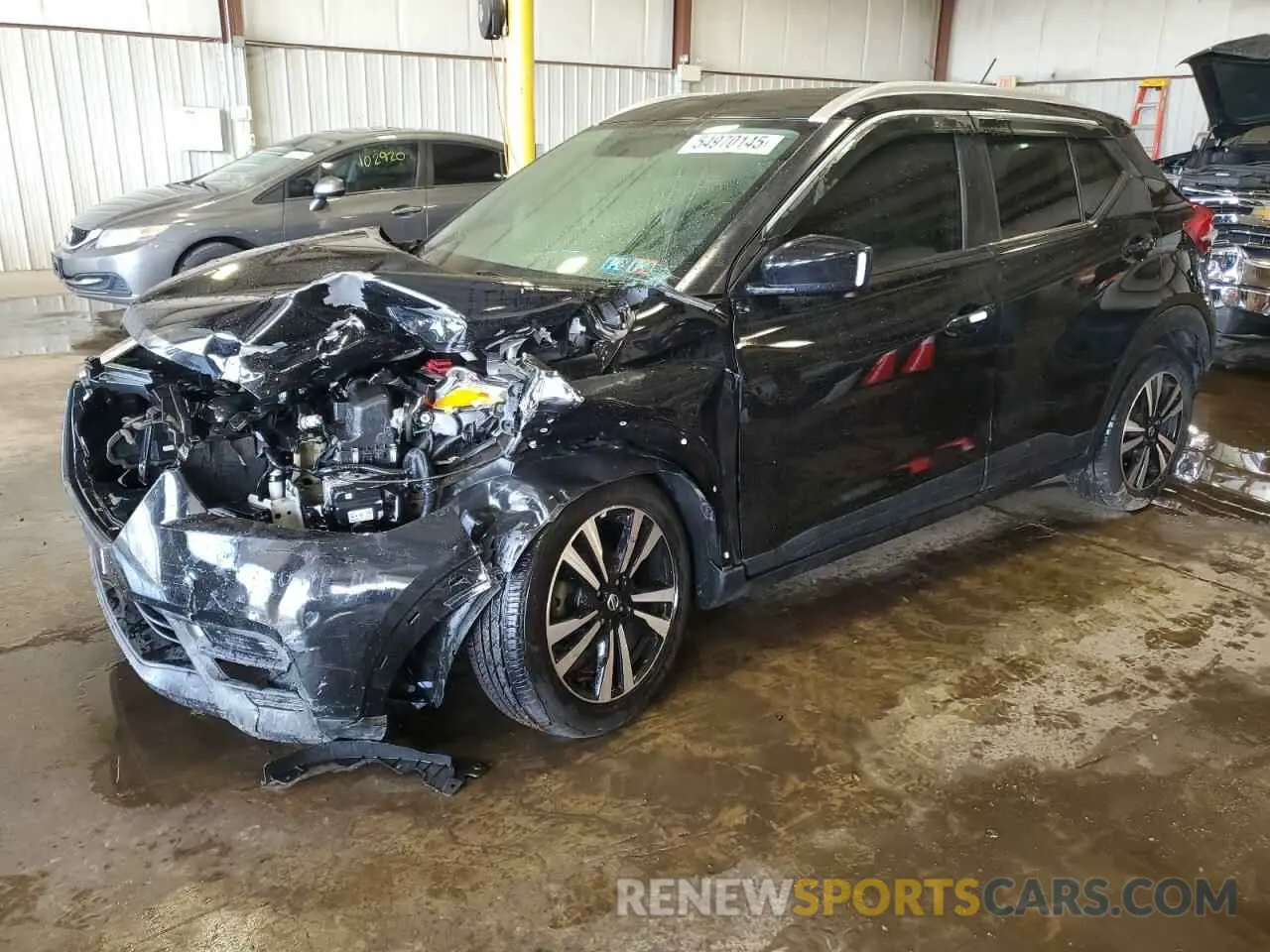 1 Photograph of a damaged car 3N1CP5CU3KL534123 NISSAN KICKS 2019