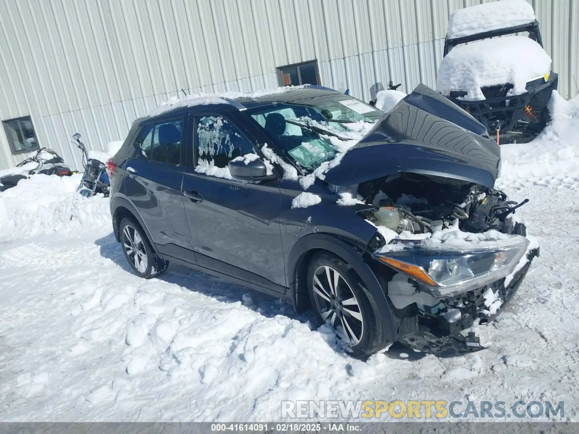 1 Photograph of a damaged car 3N1CP5CU3KL544005 NISSAN KICKS 2019