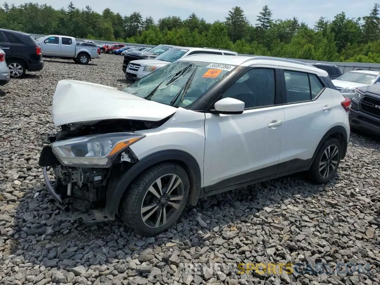 1 Photograph of a damaged car 3N1CP5CU4KL499320 NISSAN KICKS 2019