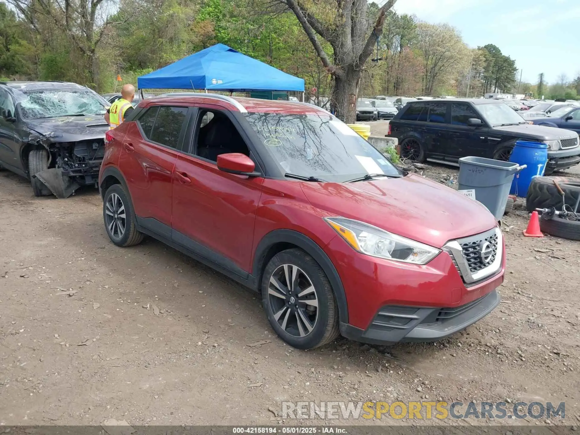 1 Photograph of a damaged car 3N1CP5CU4KL509554 NISSAN KICKS 2019